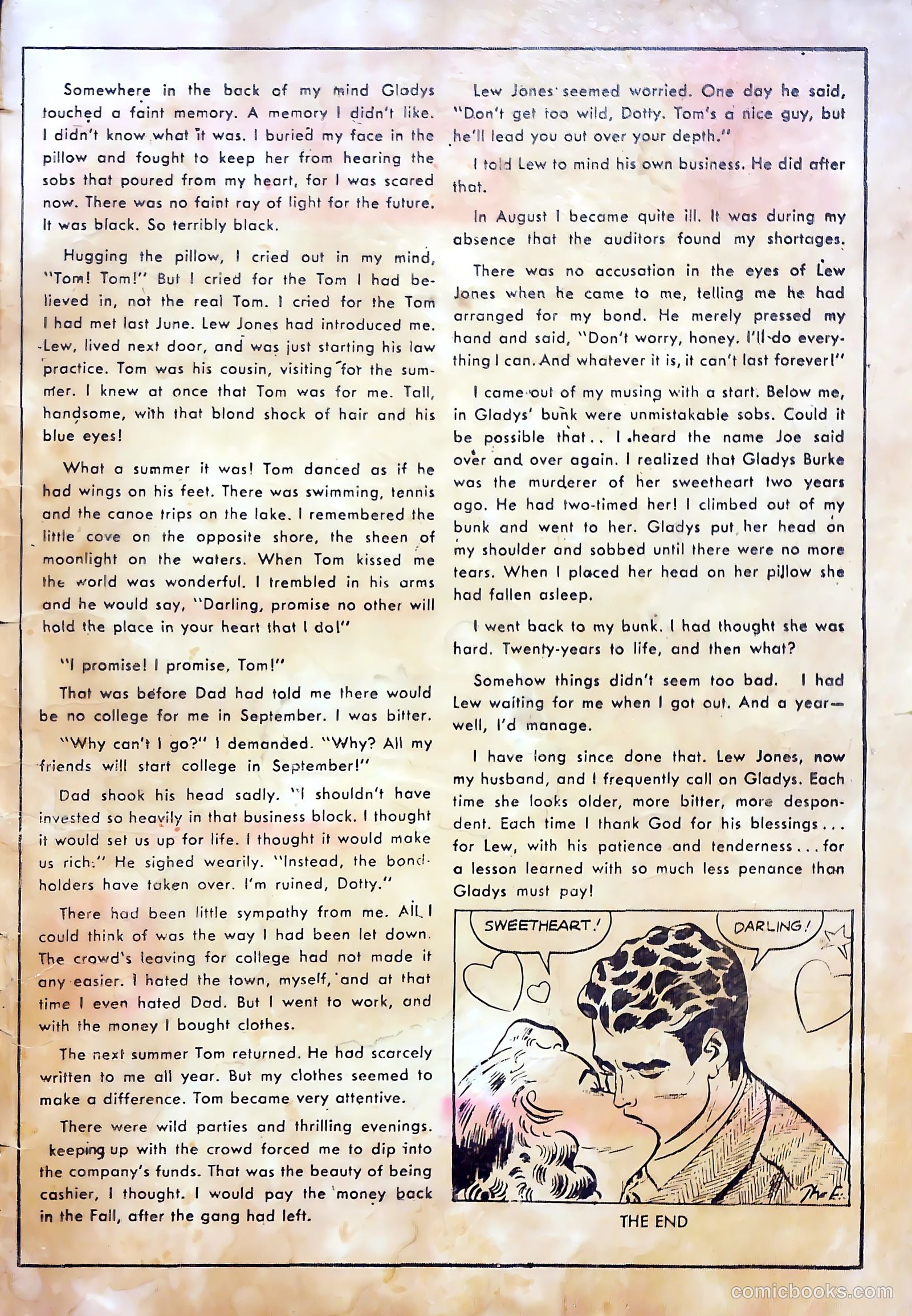 Romantic Love #21 (1954) — page 35 of 36