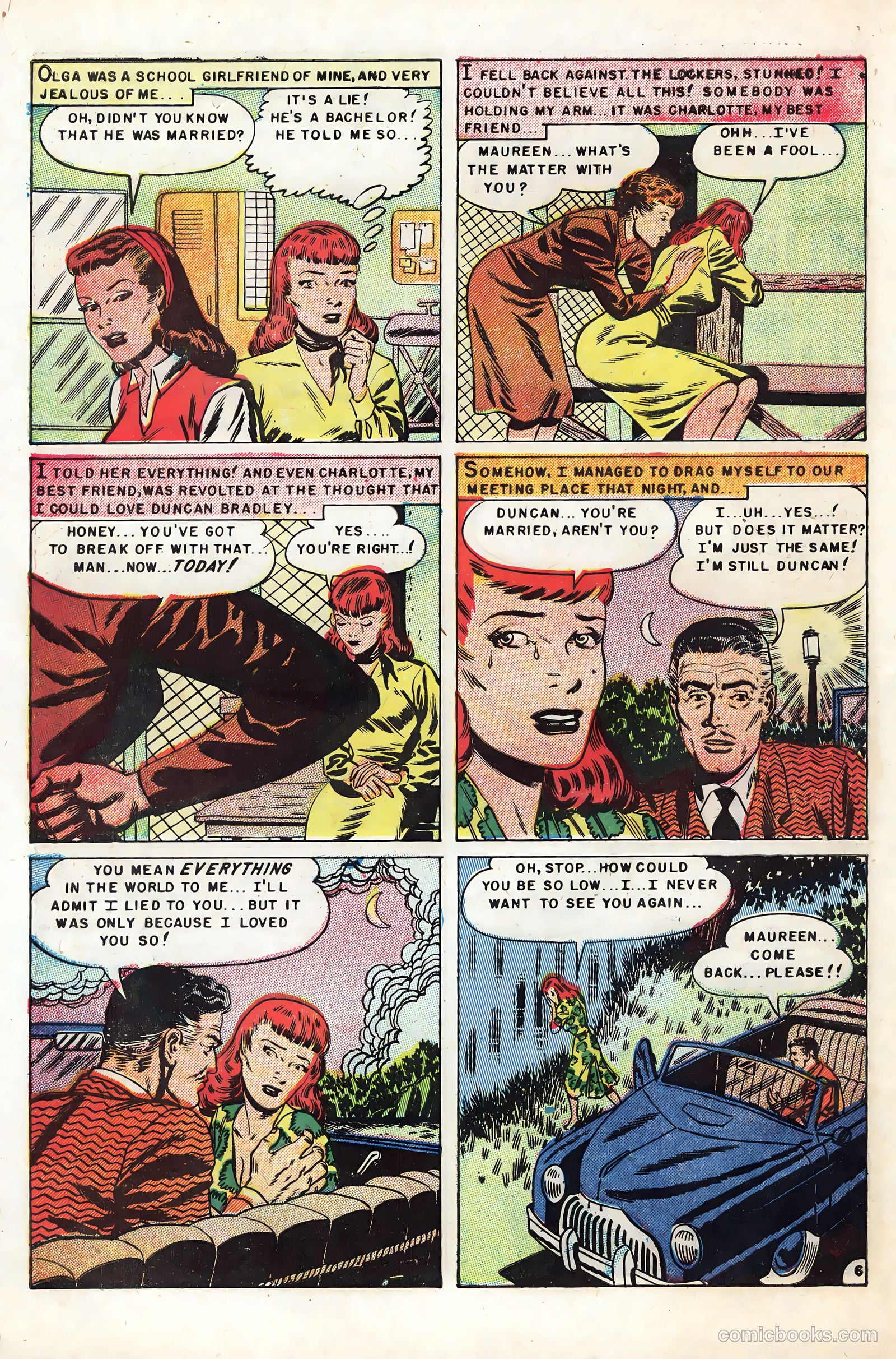 Romantic Love #22 (1954) — page 8 of 37