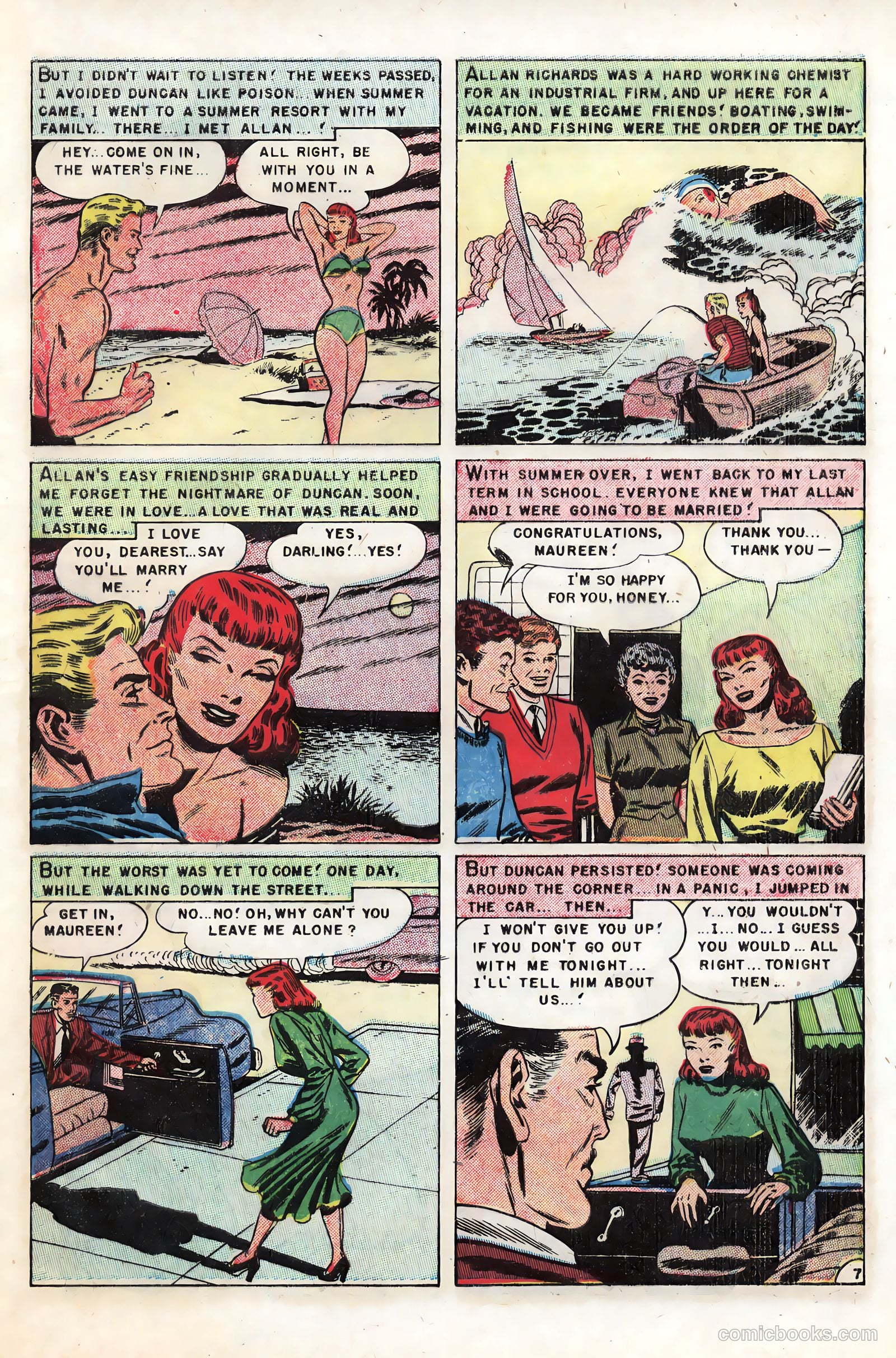 Romantic Love #22 (1954) — page 9 of 37