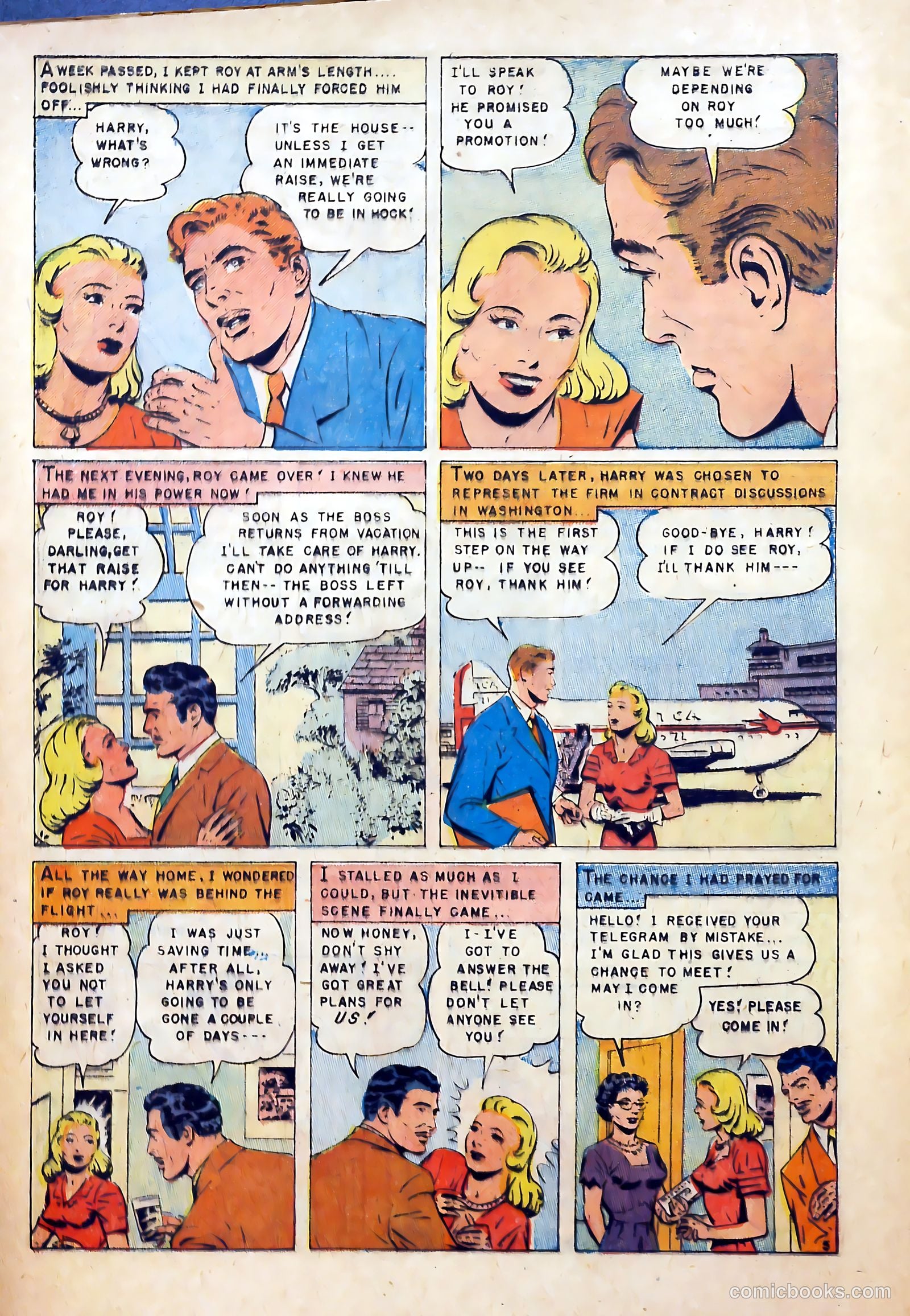 Romantic Love #23 (1954) — page 30 of 36