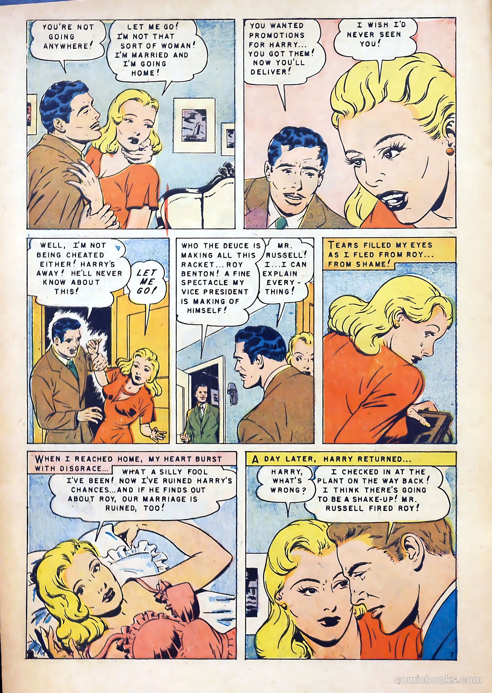 Romantic Love #23 (1954) — page 32 of 36