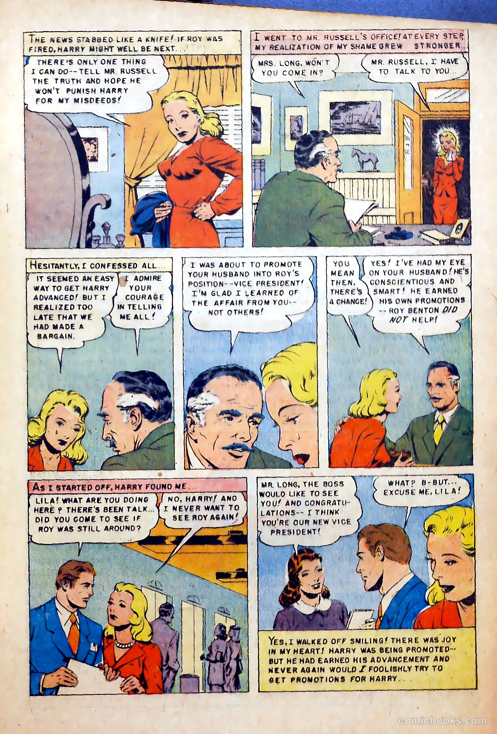 Romantic Love #23 (1954) — page 33 of 36