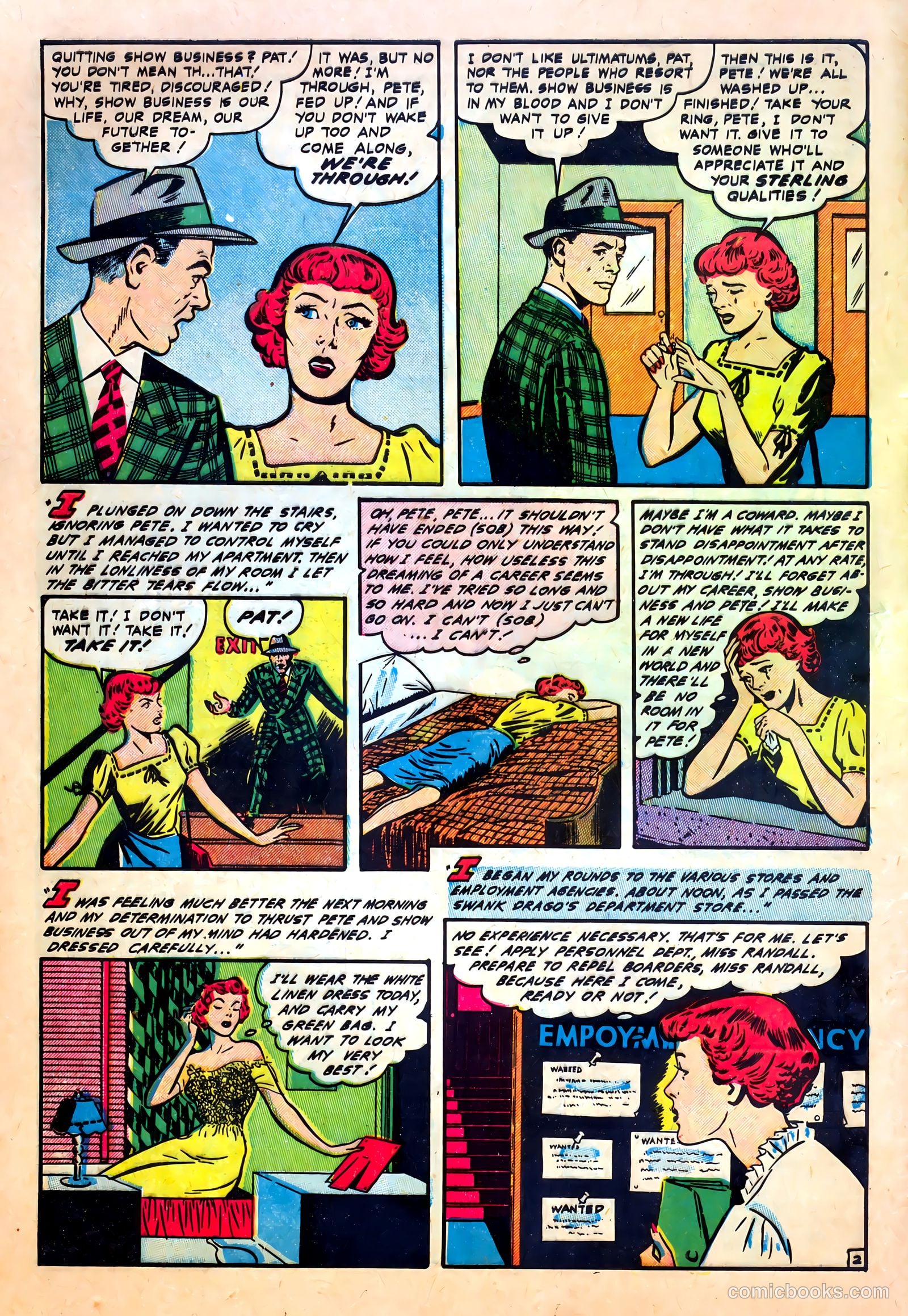 Romantic Love #3 (1950) — page 4 of 36