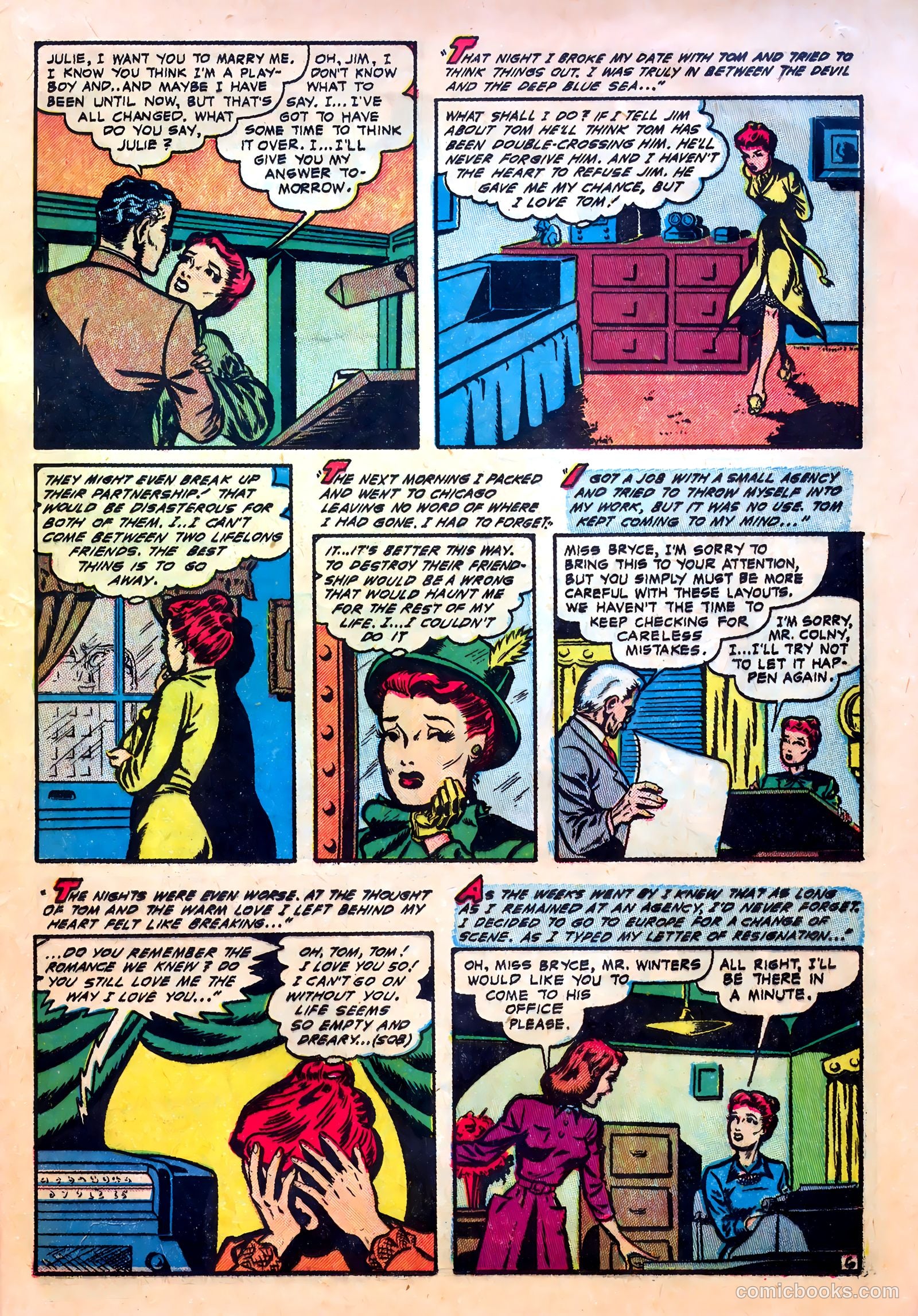 Romantic Love #3 (1950) — page 25 of 36