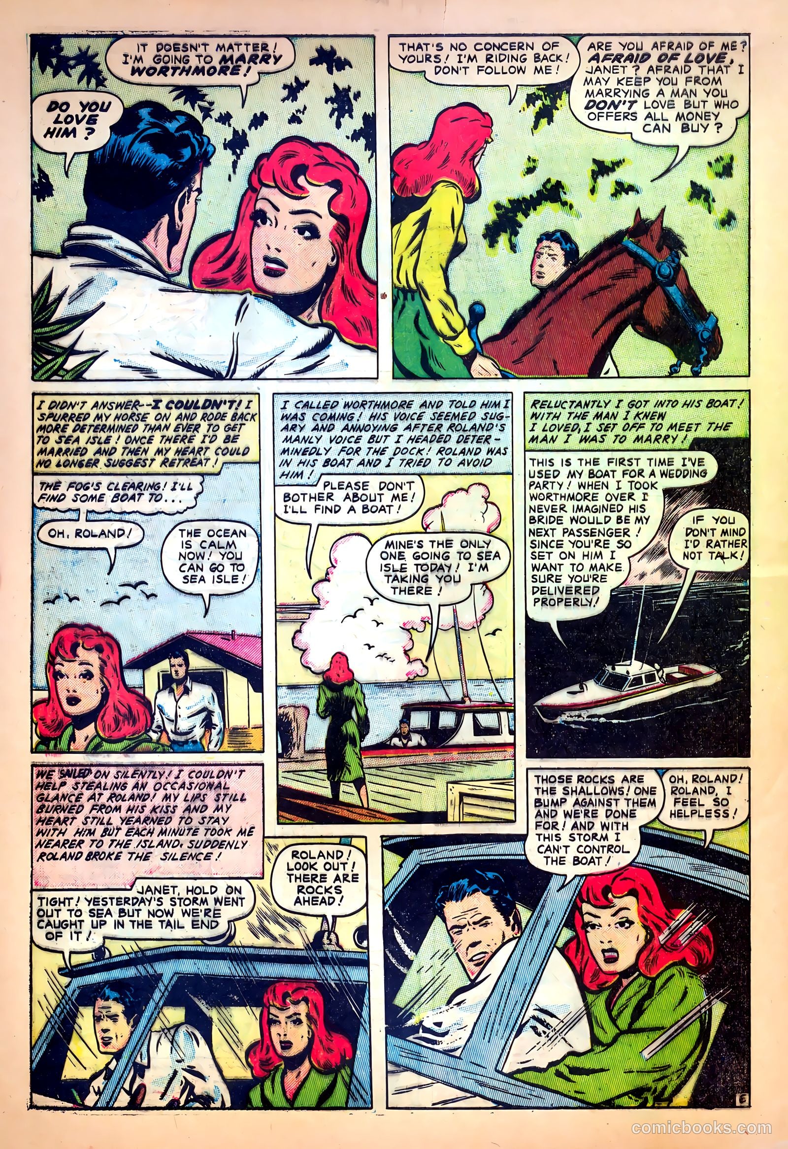 Romantic Love #4 (1951) — page 32 of 36