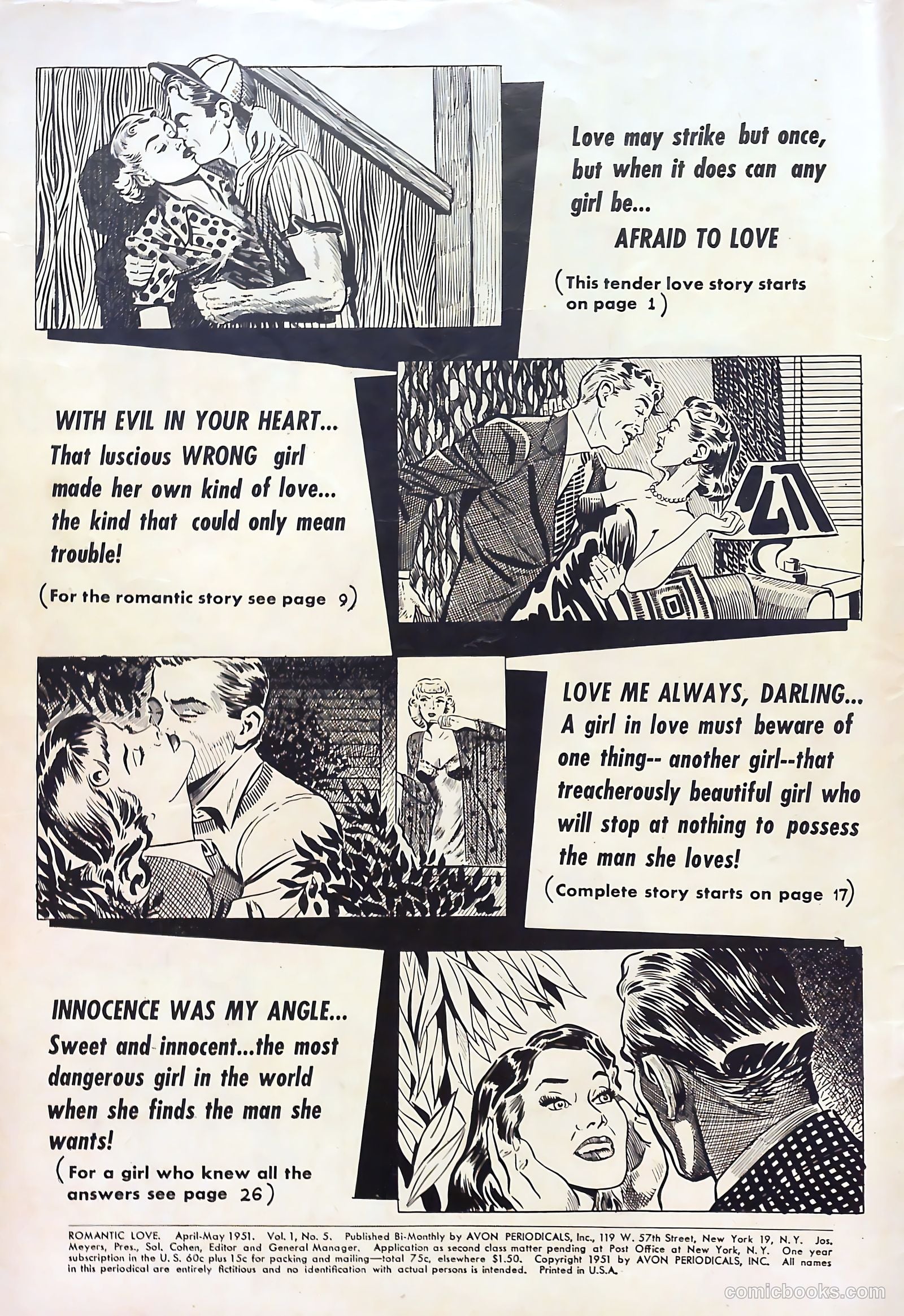 Romantic Love #5 (1951) — page 2 of 36