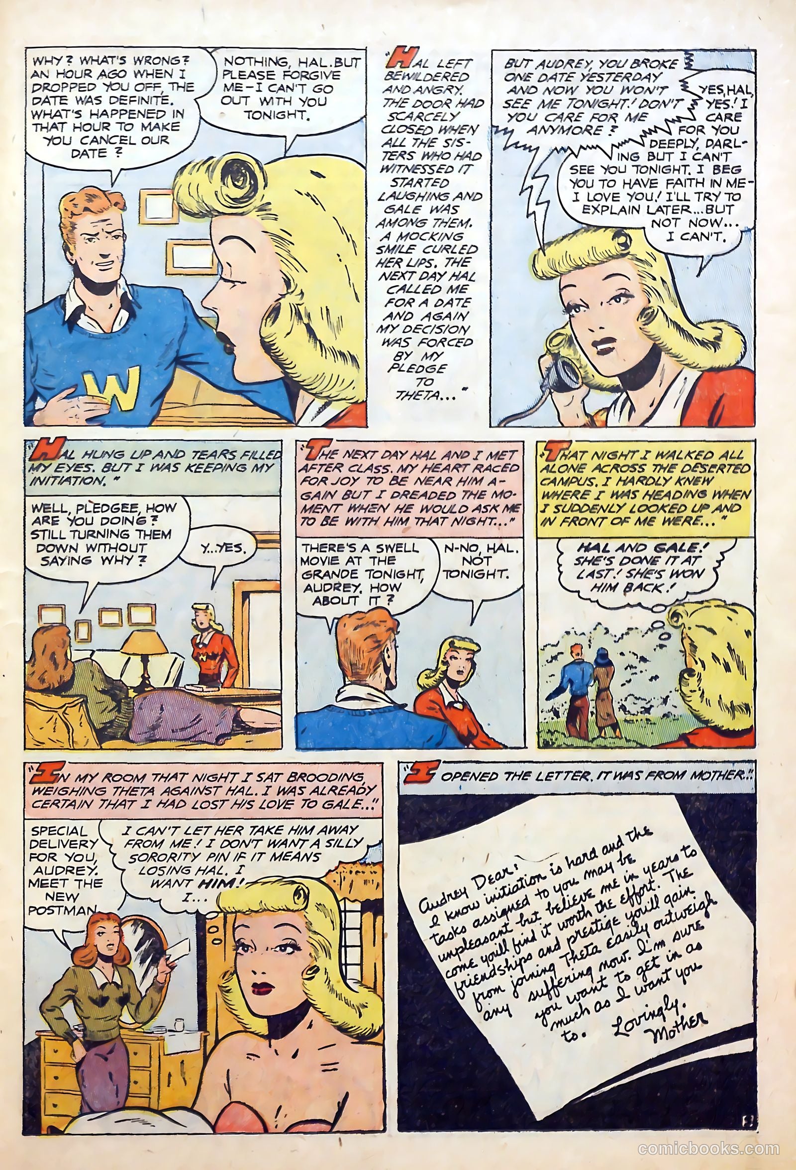 Romantic Love #5 (1951) — page 23 of 36