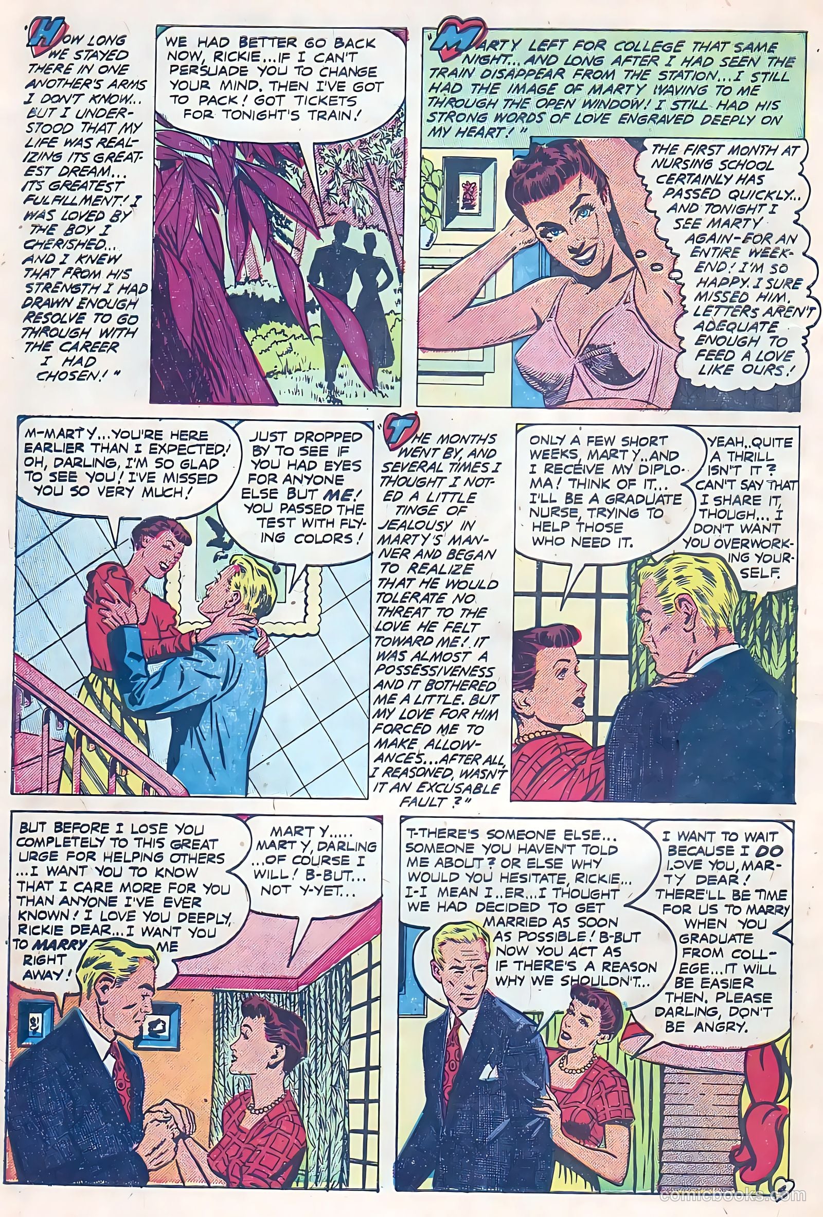 Romantic Love #8 (1958) — page 7 of 37