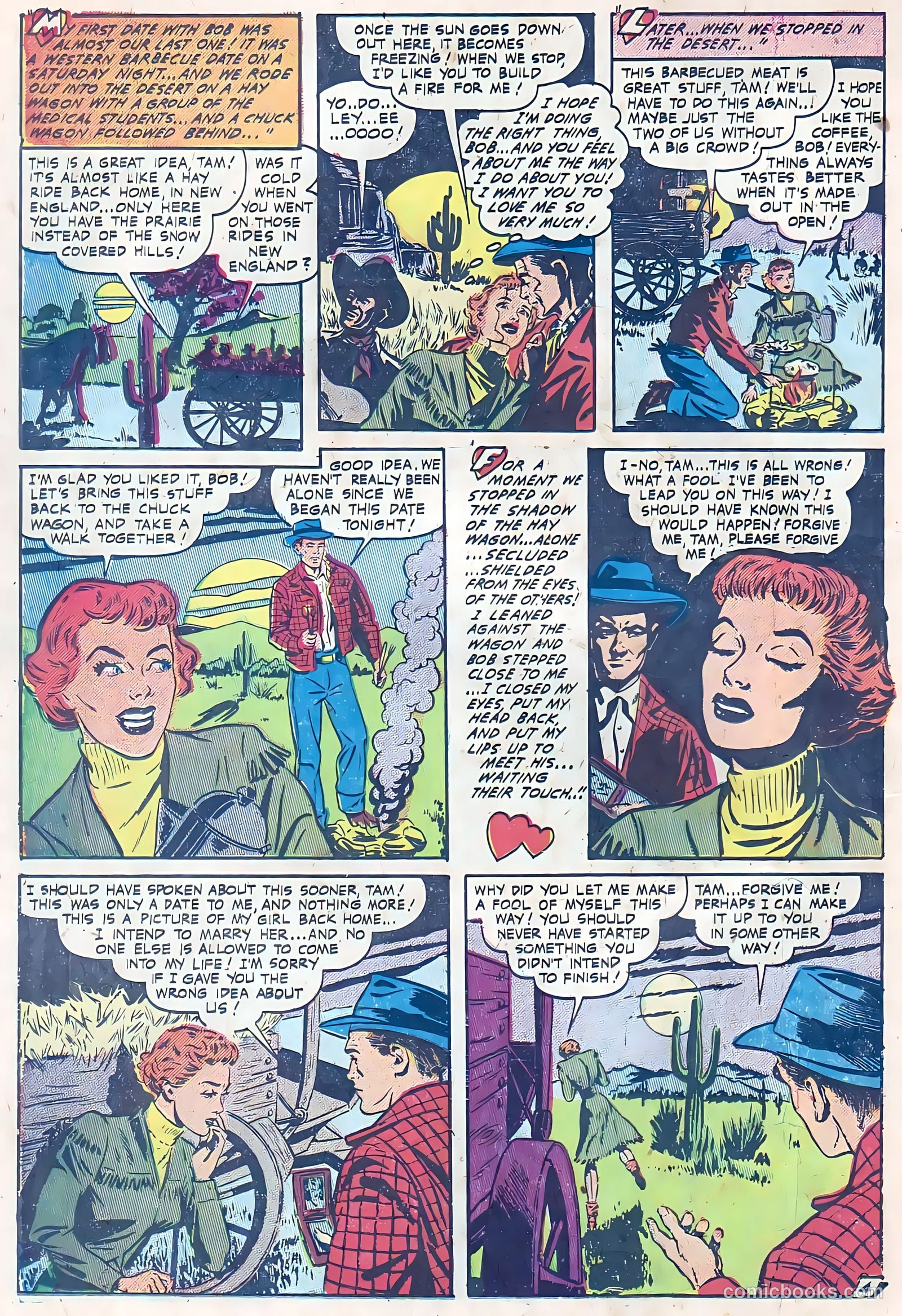Romantic Love #8 (1958) — page 23 of 37