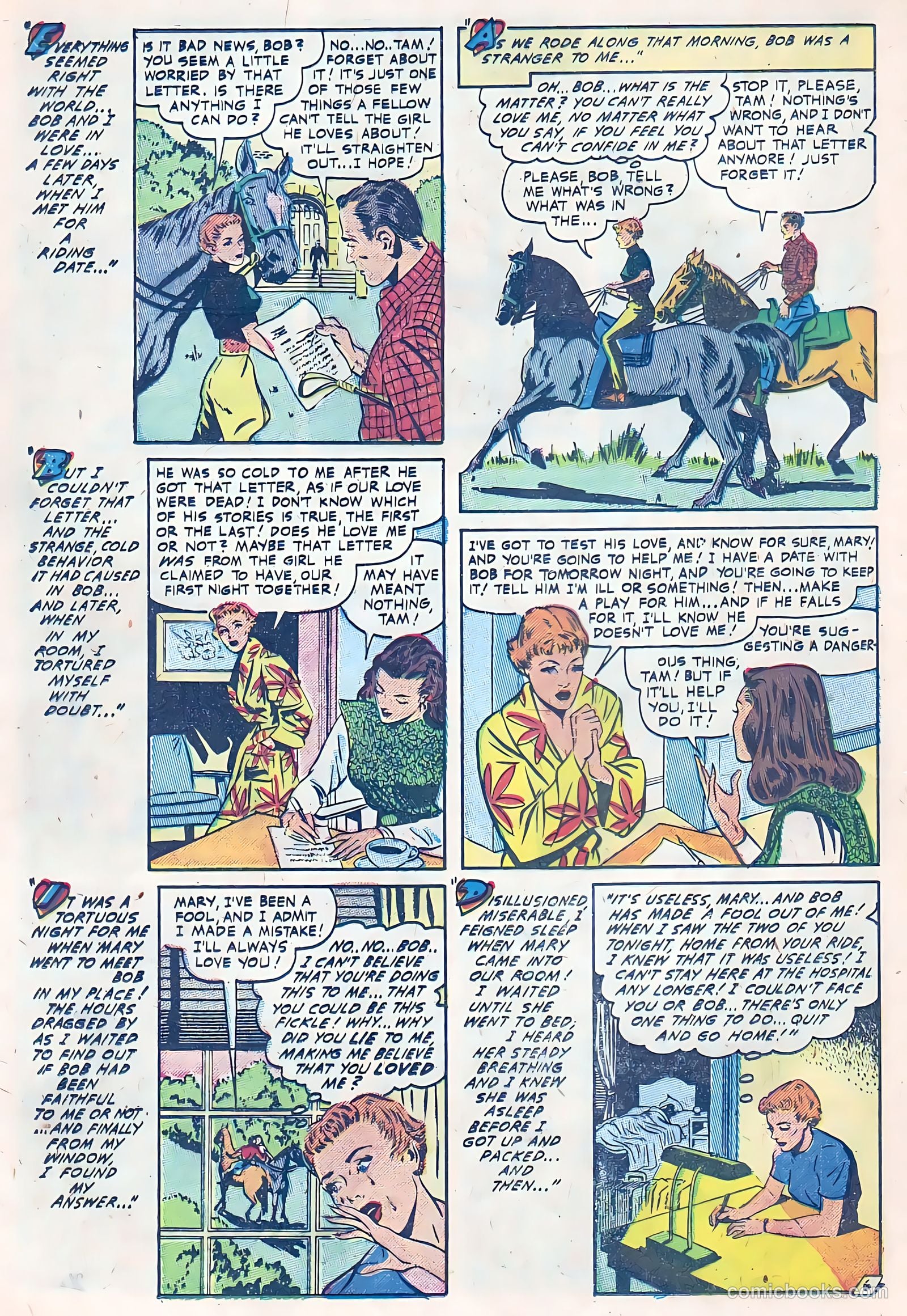 Romantic Love #8 (1958) — page 25 of 37