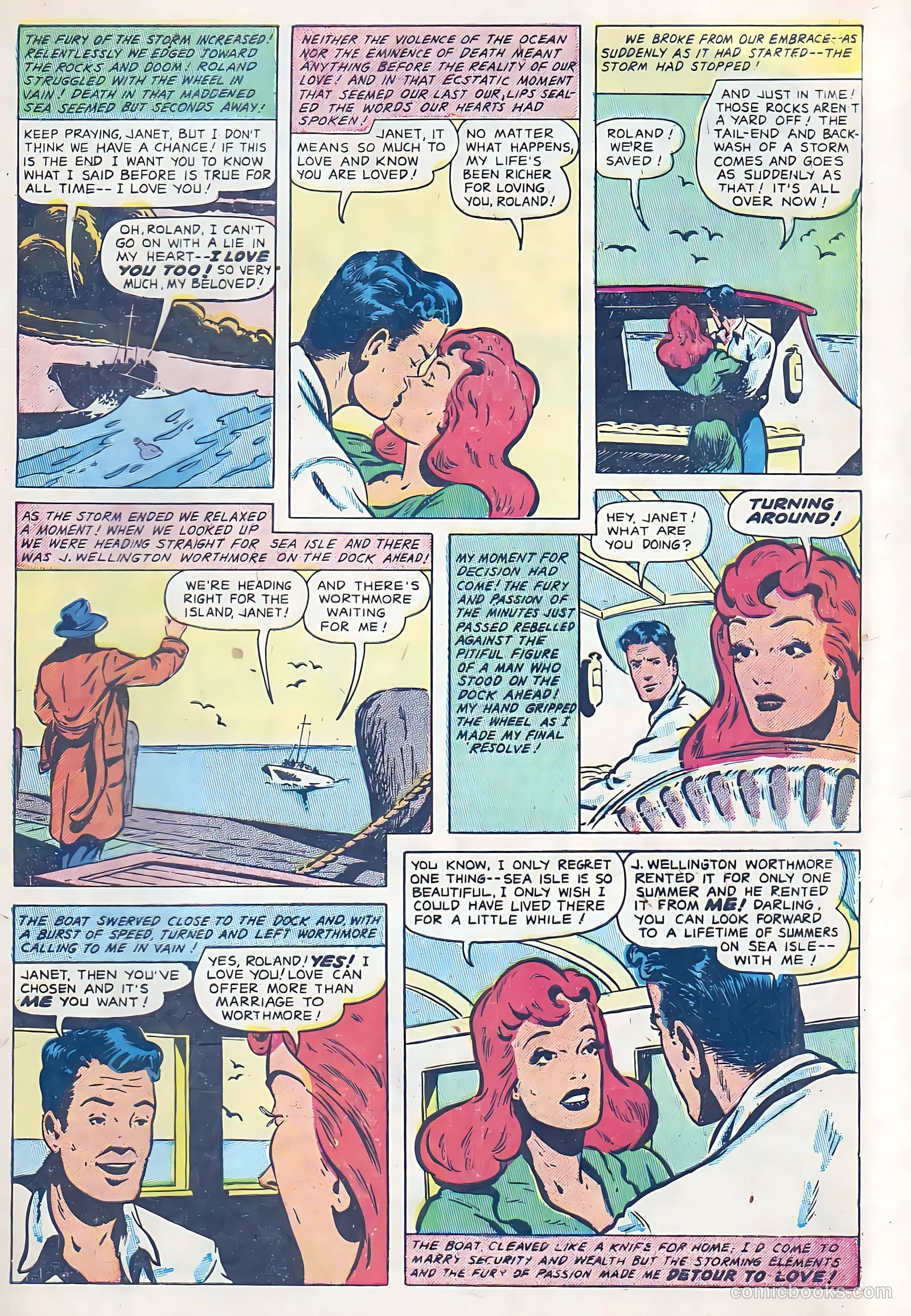 Romantic Love #8 (1958) — page 34 of 37