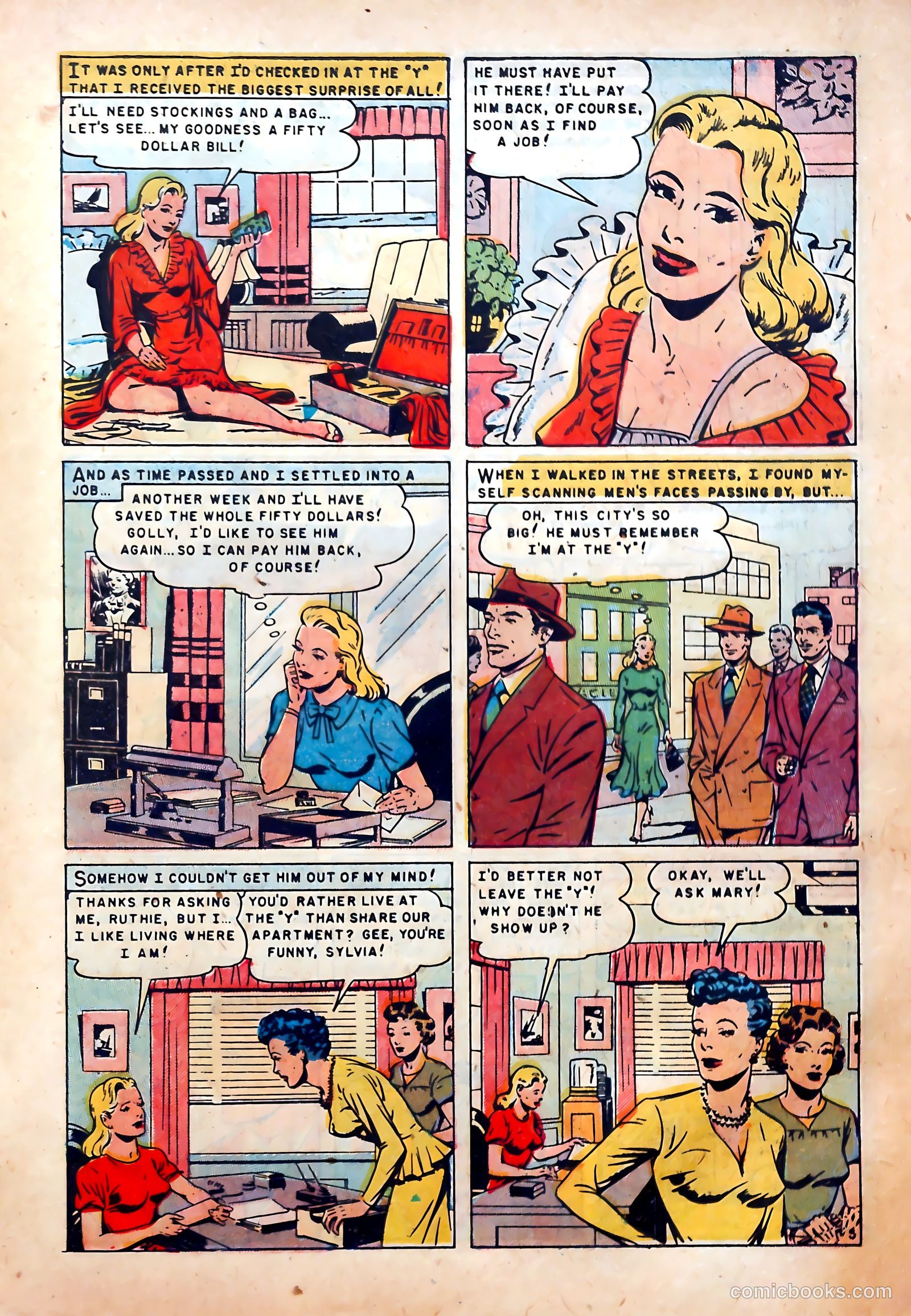 Romantic Love #8 (1951) — page 7 of 36