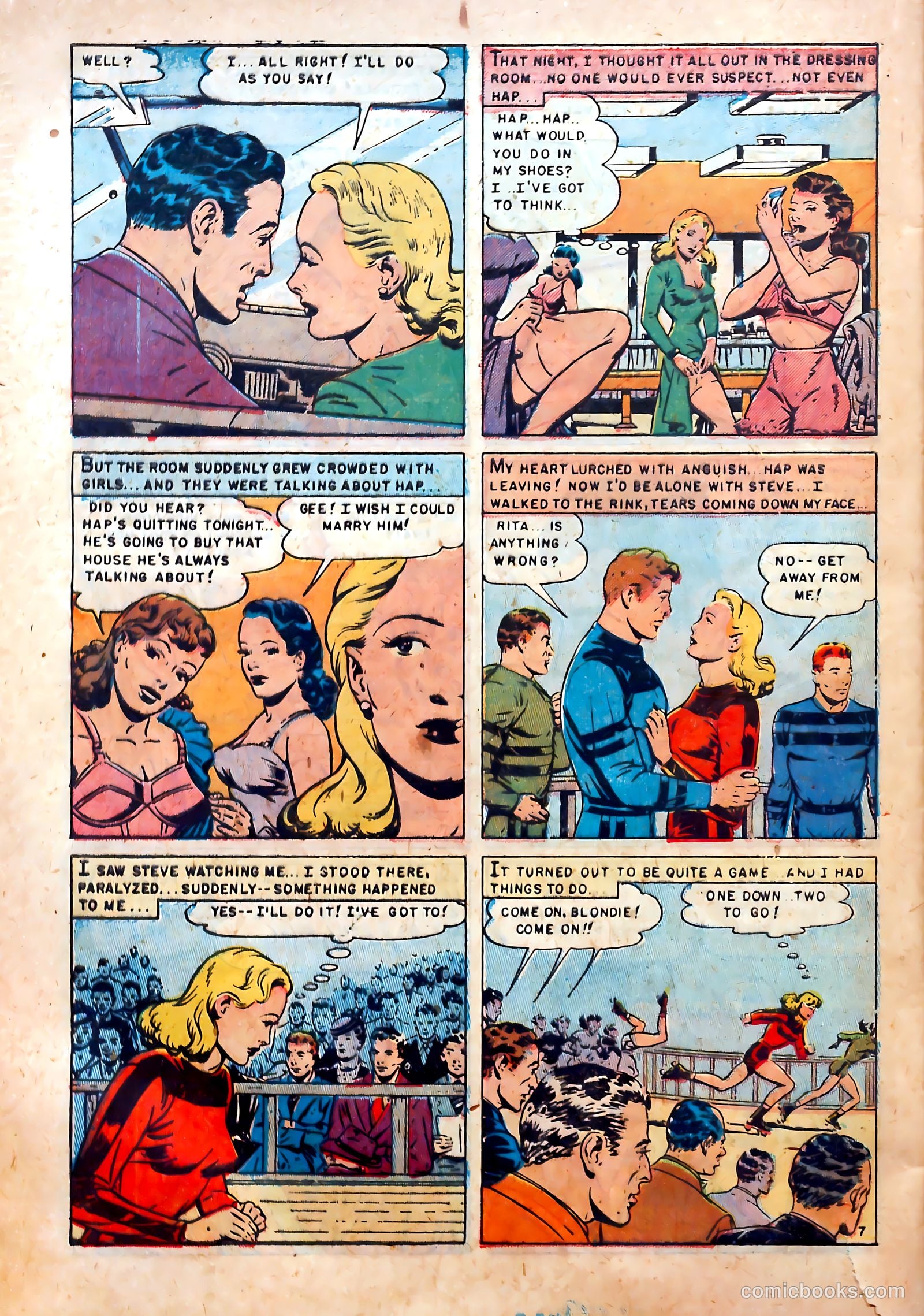 Romantic Love #8 (1951) — page 32 of 36