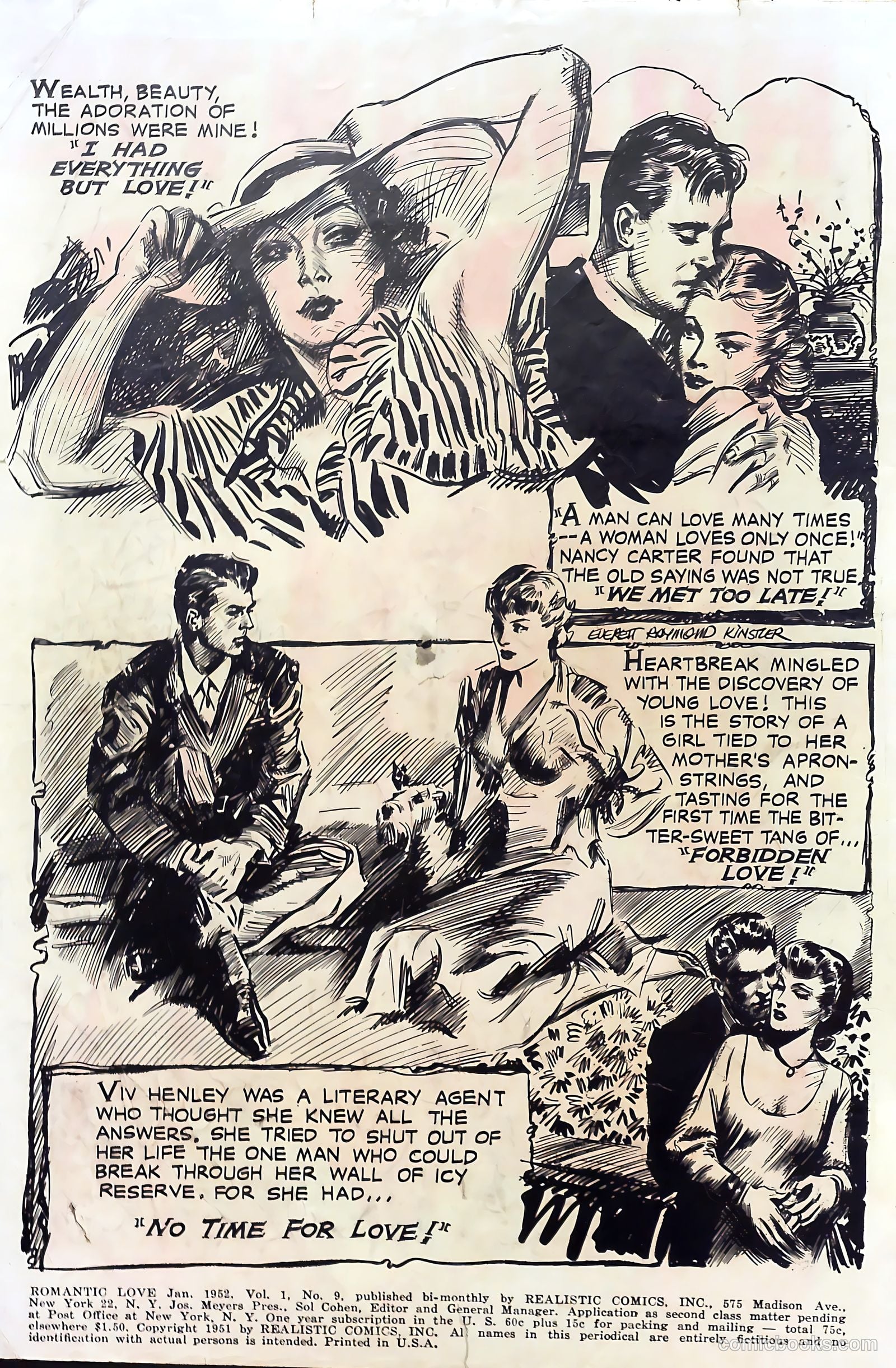 Romantic Love #9 (1952) — page 2 of 36