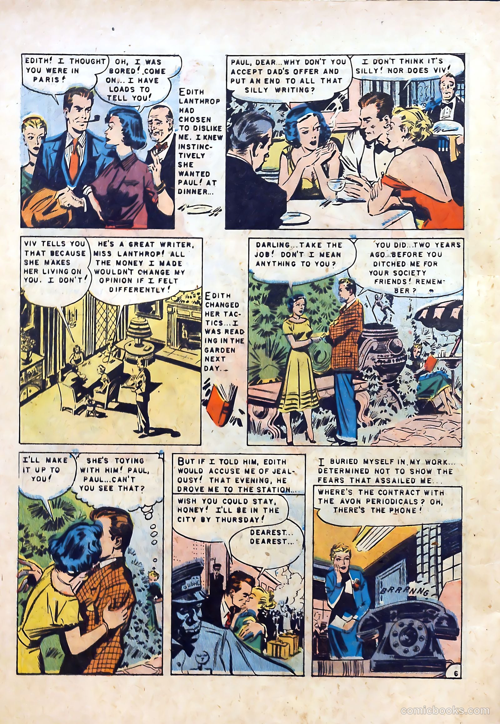 Romantic Love #9 (1952) — page 8 of 36