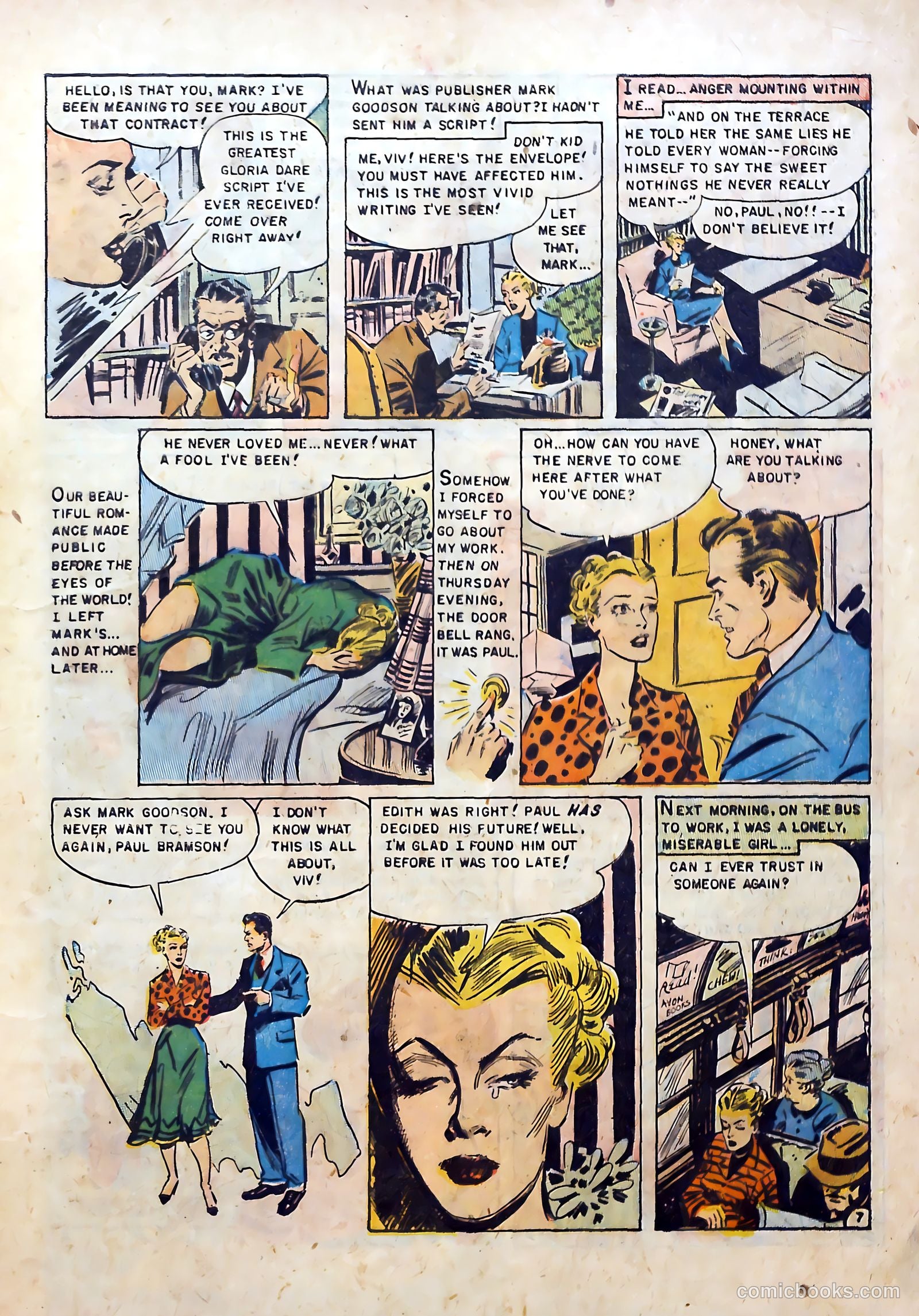 Romantic Love #9 (1952) — page 9 of 36