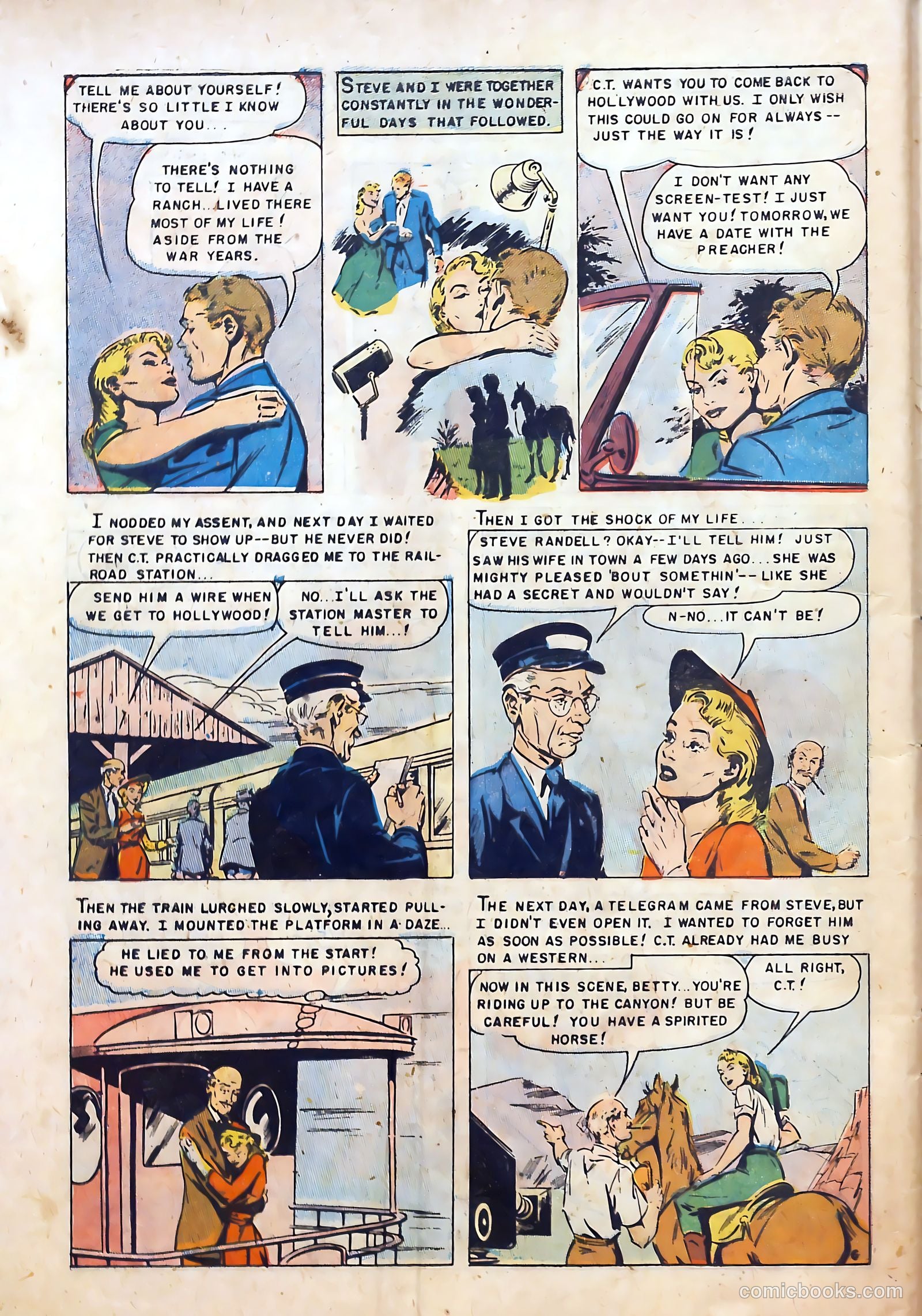 Romantic Love #9 (1952) — page 32 of 36