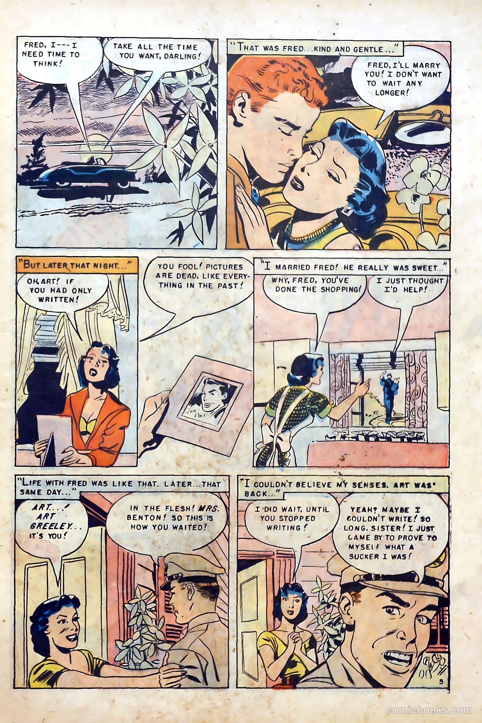 Romantic Love #9 (1952) — page 23 of 36