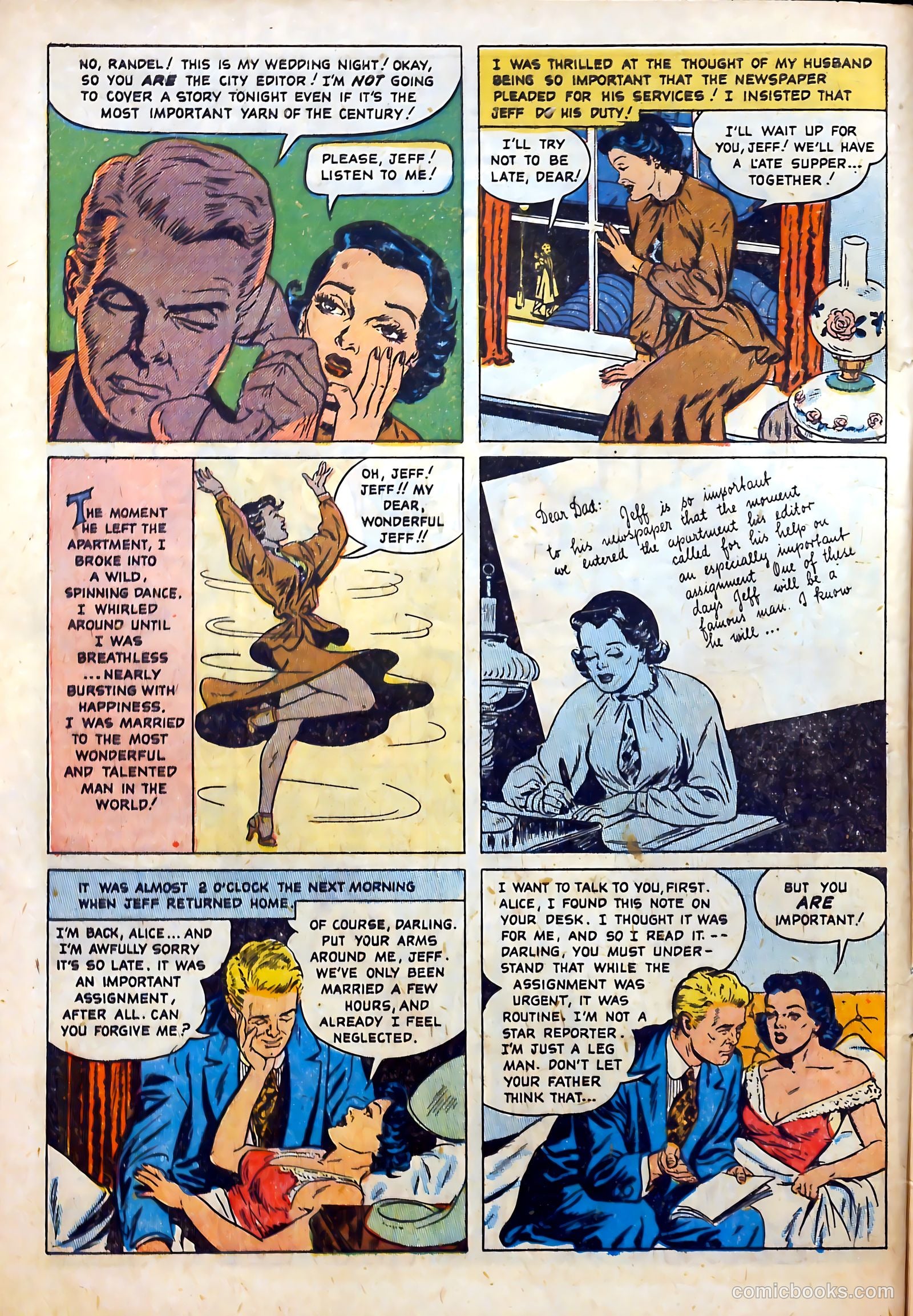 Romantic Marriage #1 (1950) — page 4 of 52