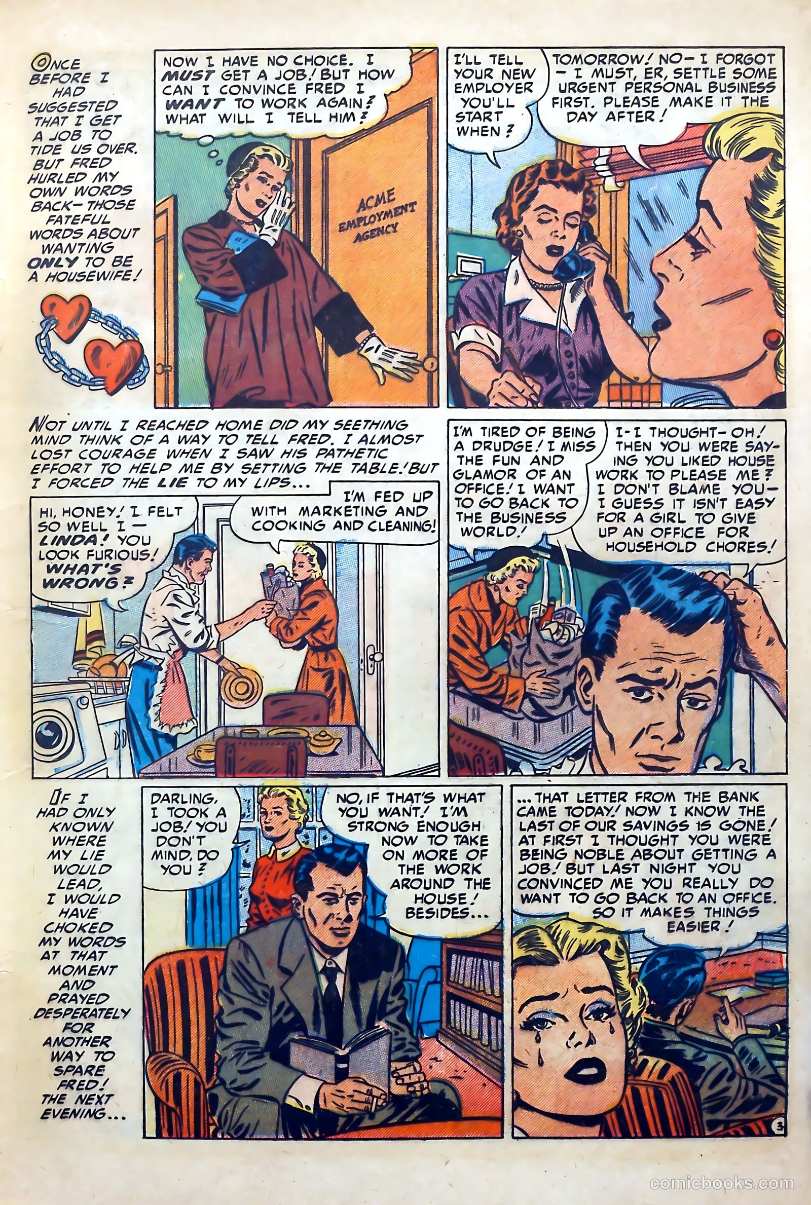 Romantic Marriage #11 (1952) — page 19 of 52