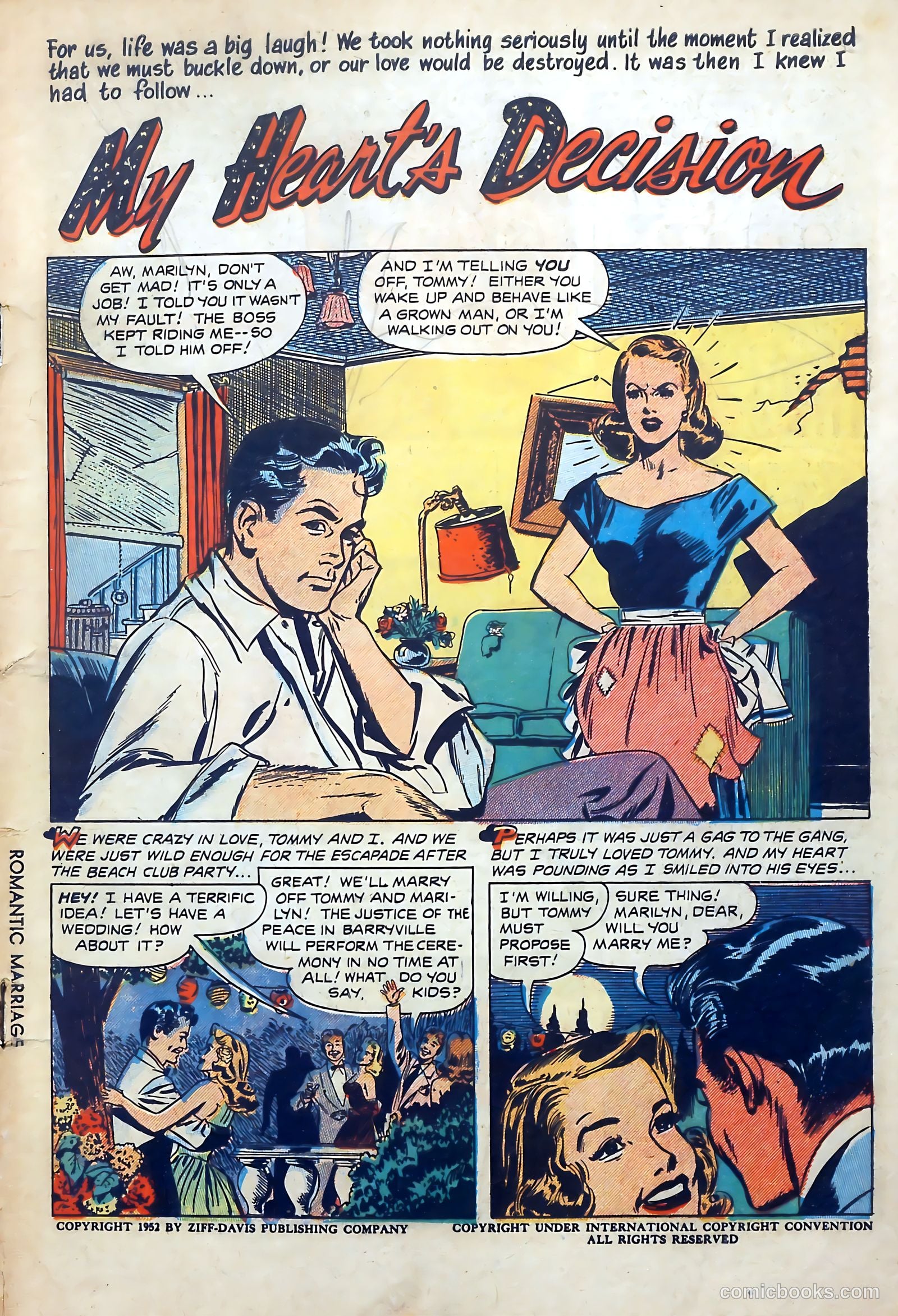 Romantic Marriage #11 (1952) — page 3 of 53