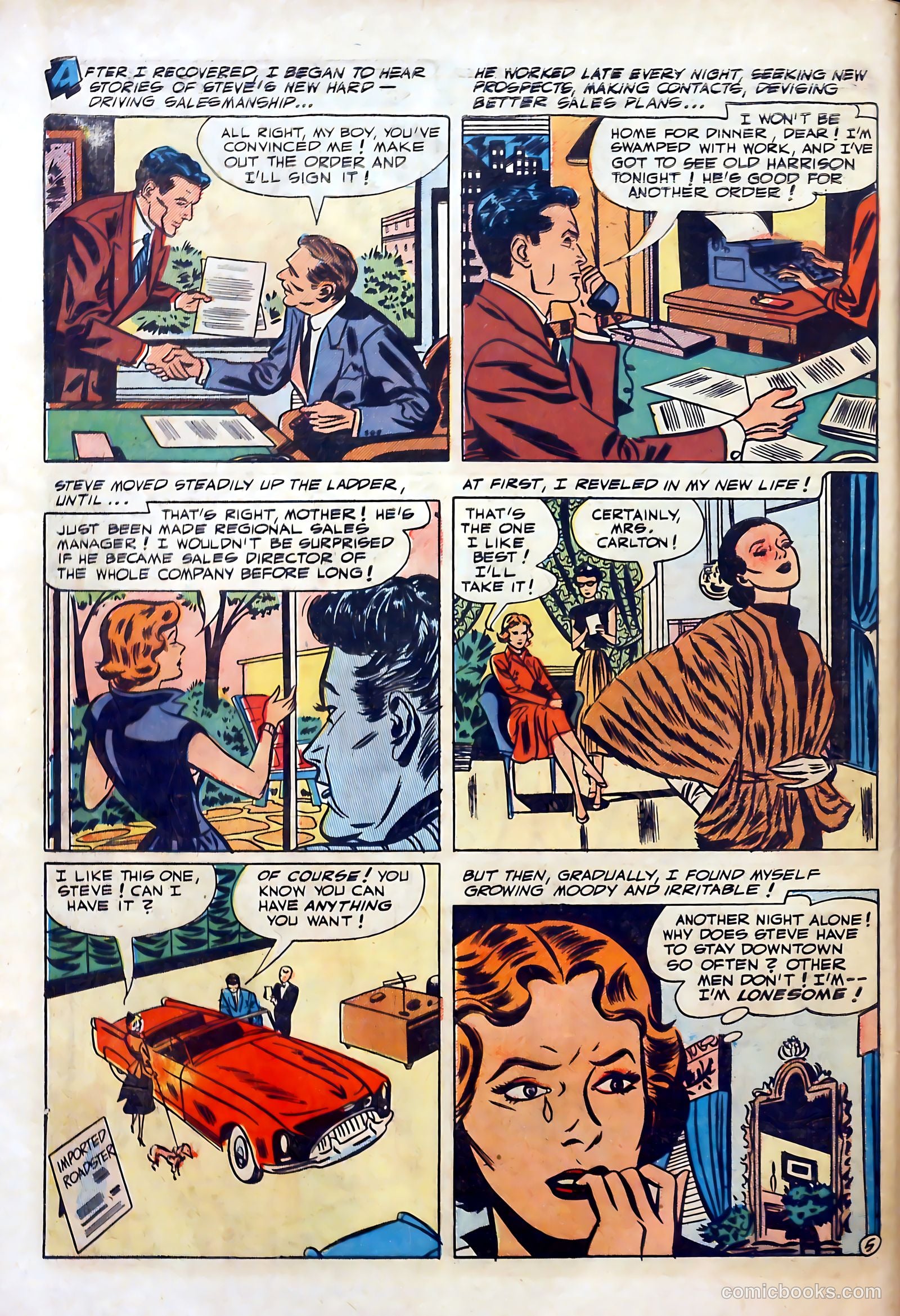 Romantic Marriage #12 (1952) — page 30 of 36