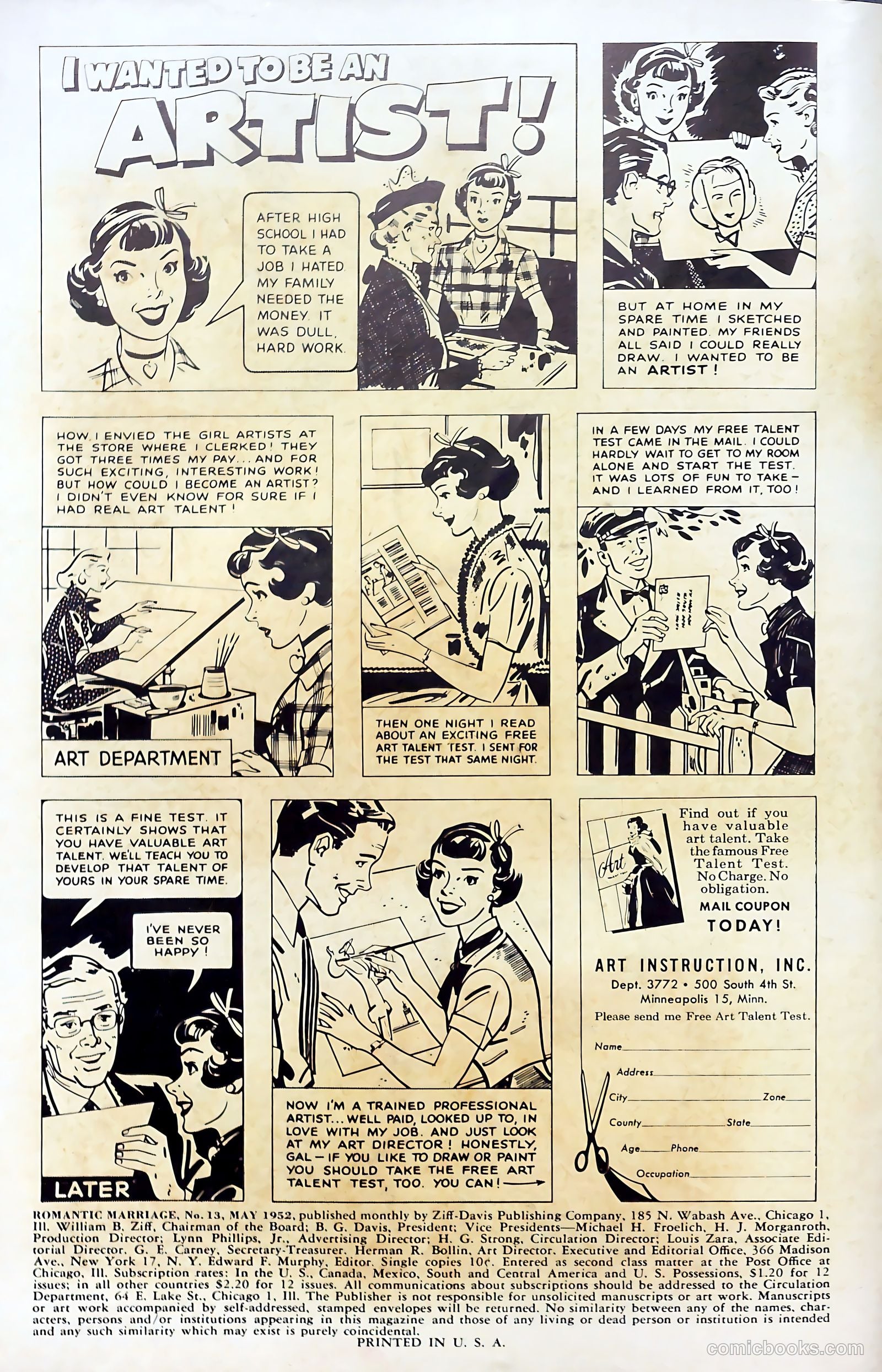 Romantic Marriage #13 (1952) — page 2 of 36