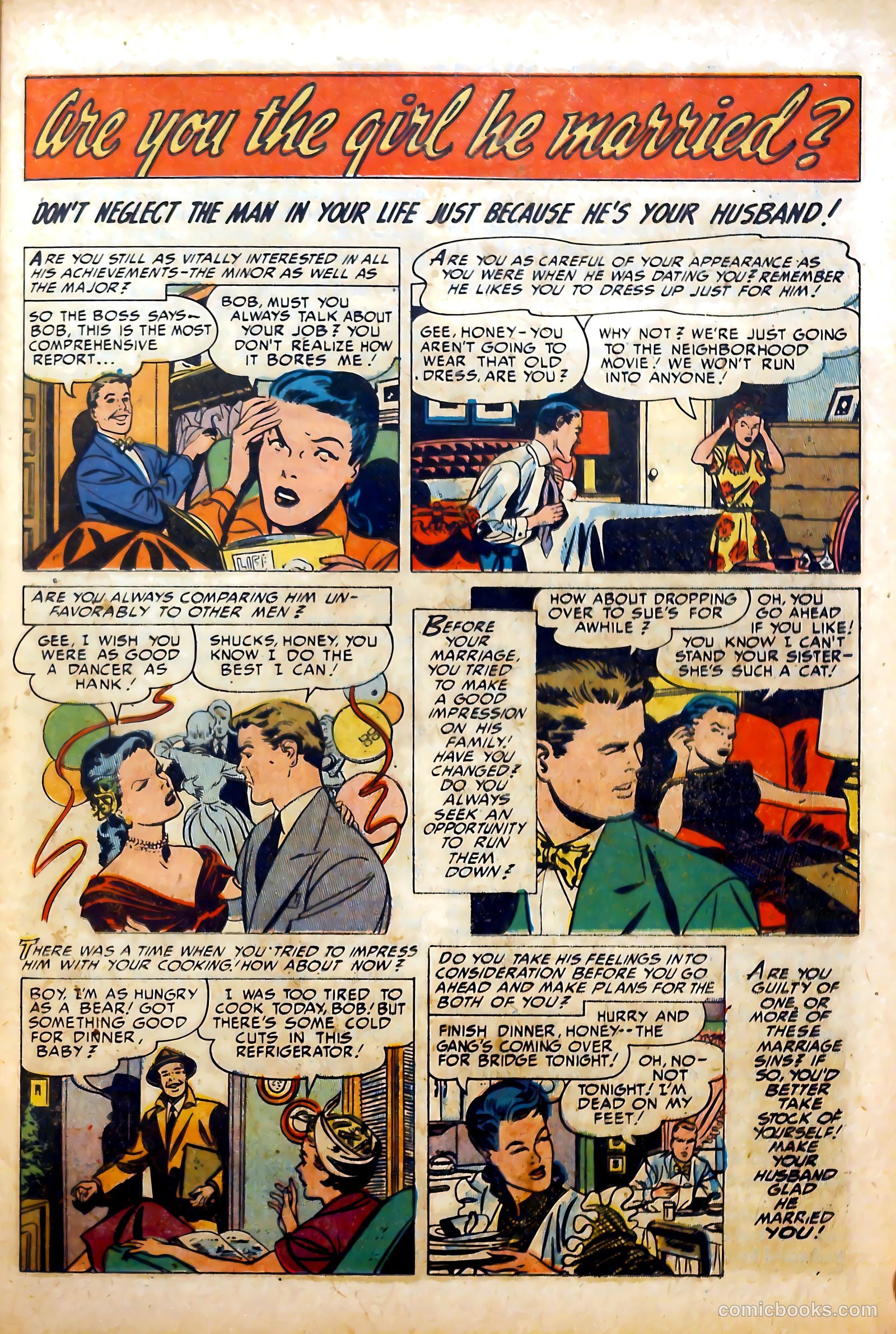 Romantic Marriage #13 (1952) — page 21 of 36