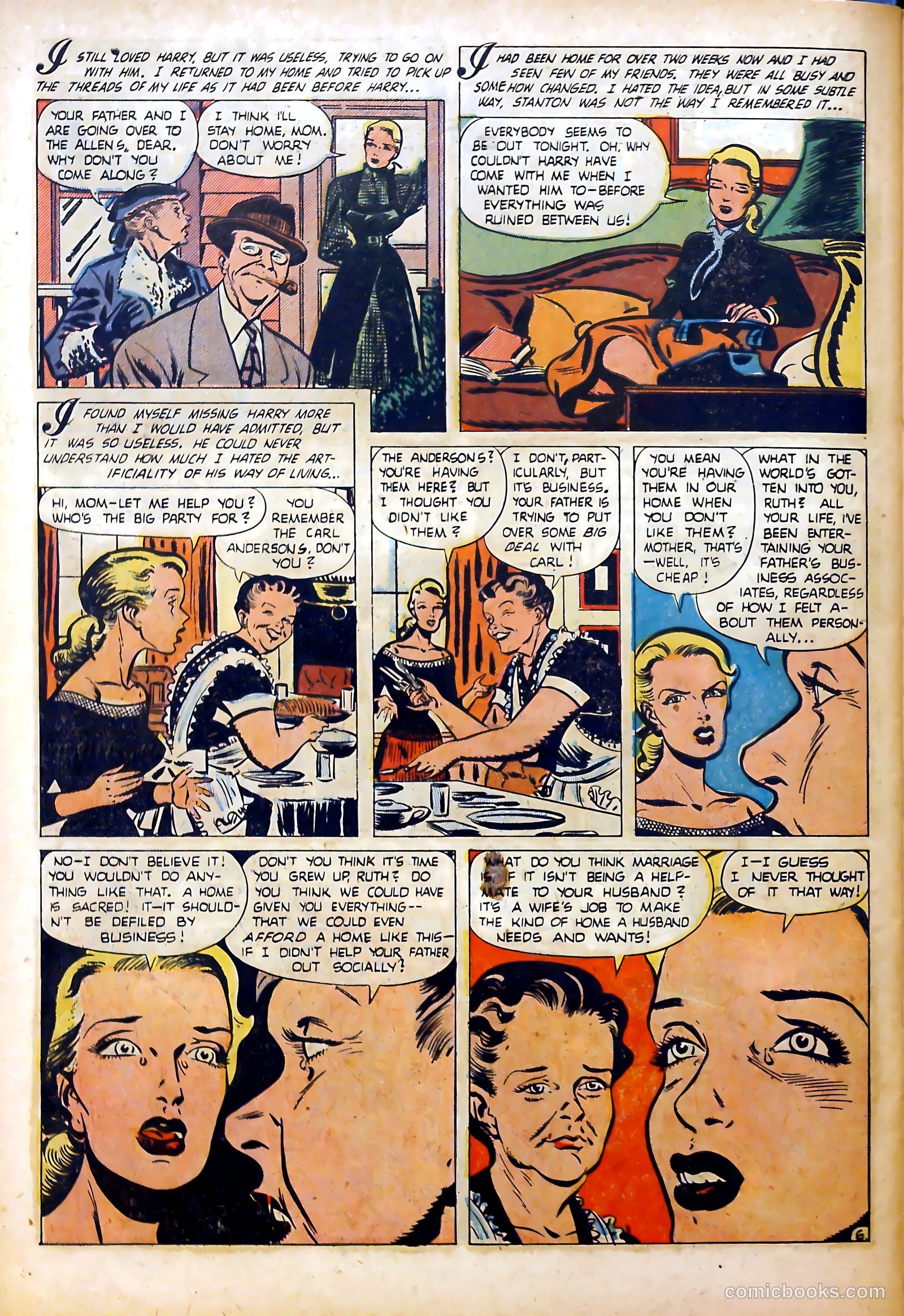 Romantic Marriage #13 (1952) — page 30 of 36