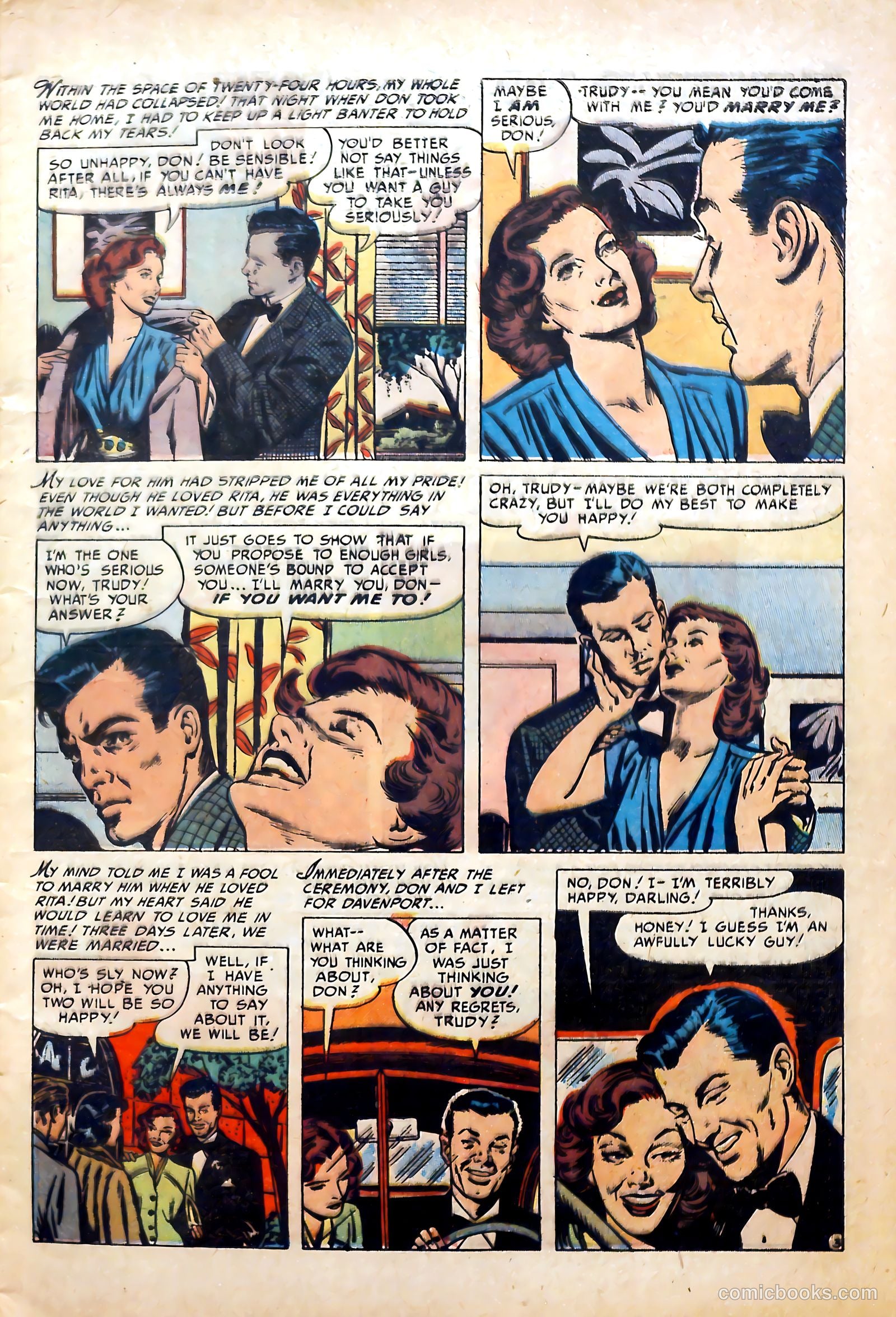 Romantic Marriage #14 (1952) — page 6 of 37