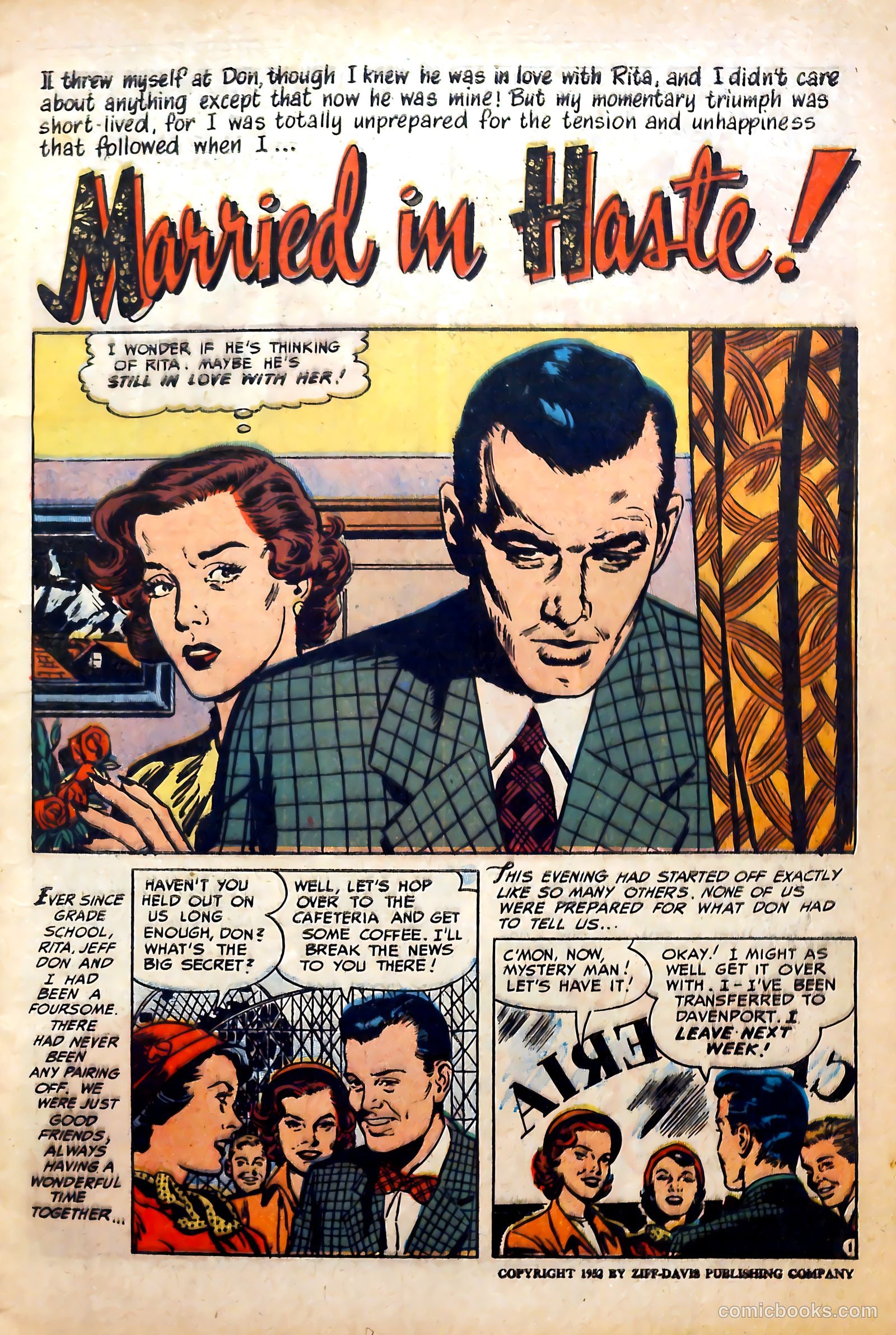 Romantic Marriage #14 (1952) — page 4 of 37