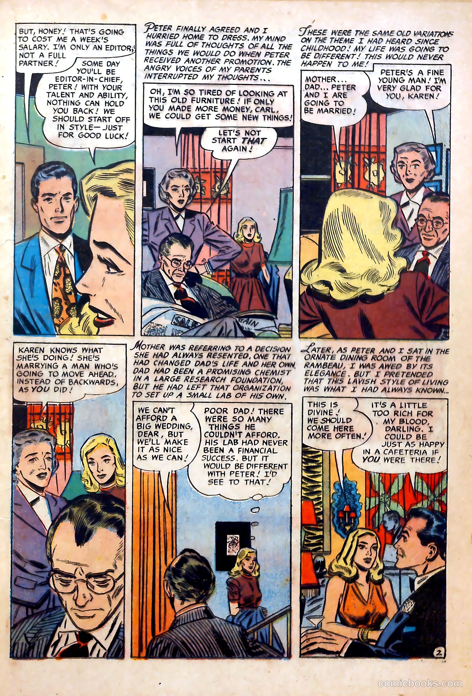 Romantic Marriage #14 (1952) — page 22 of 37