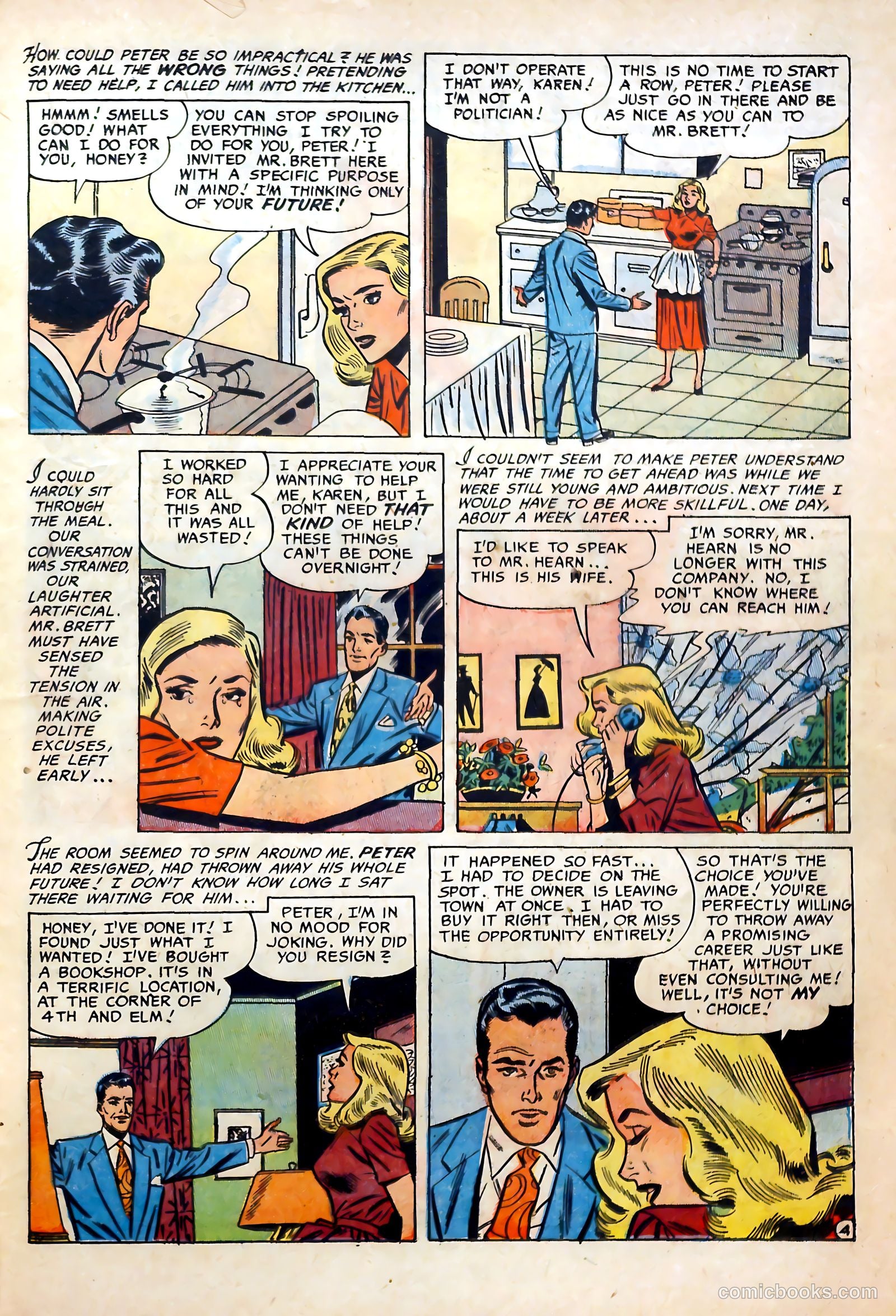 Romantic Marriage #14 (1952) — page 24 of 37