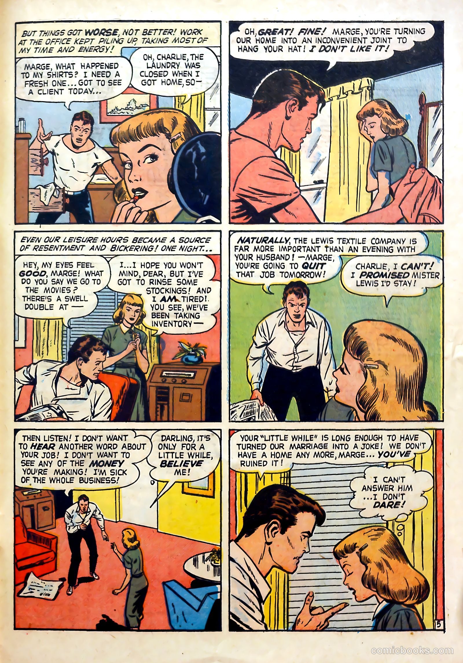 Romantic Marriage #15 (1952) — page 31 of 36