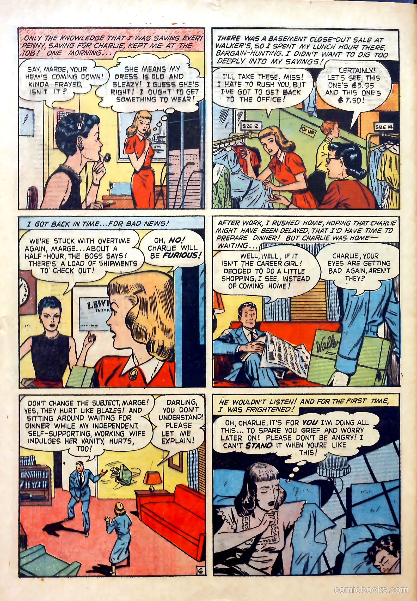 Romantic Marriage #15 (1952) — page 32 of 36