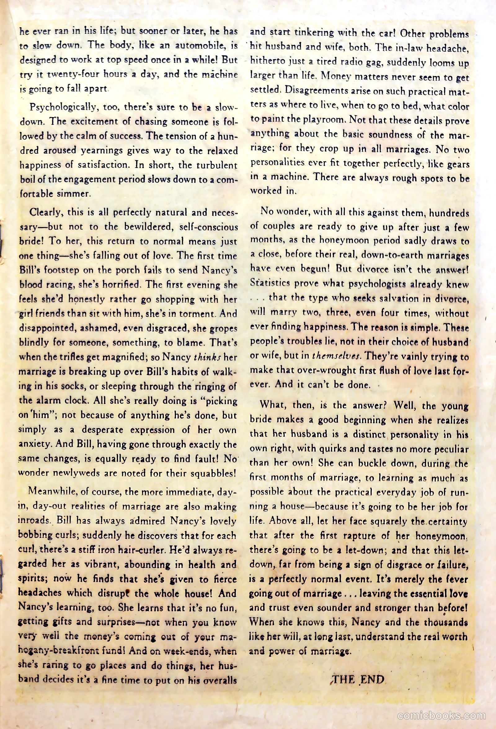 Romantic Marriage #15 (1952) — page 19 of 36