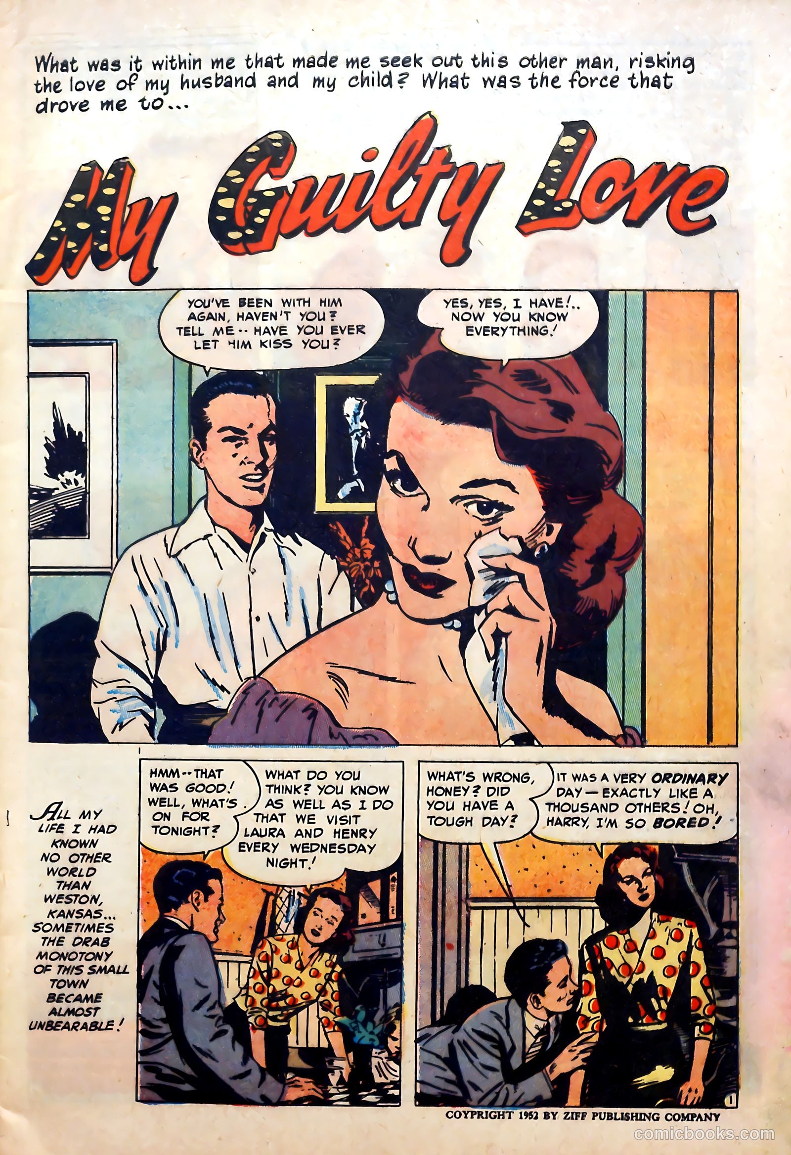 Romantic Marriage #16 (1952) — page 3 of 36