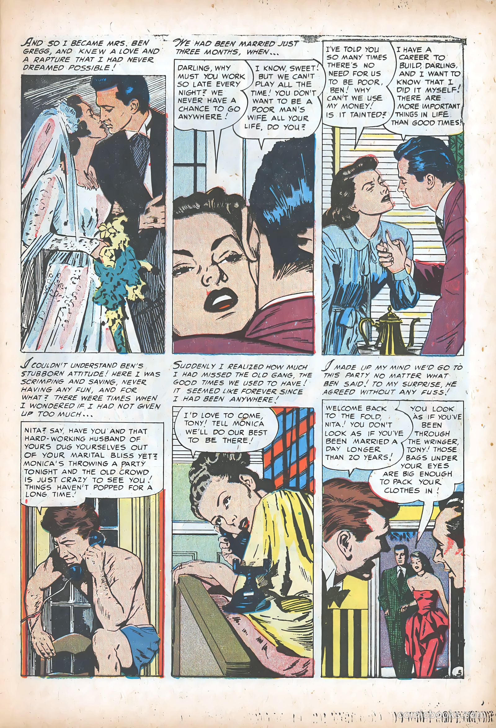 Romantic Marriage #18 (1953) — page 7 of 36