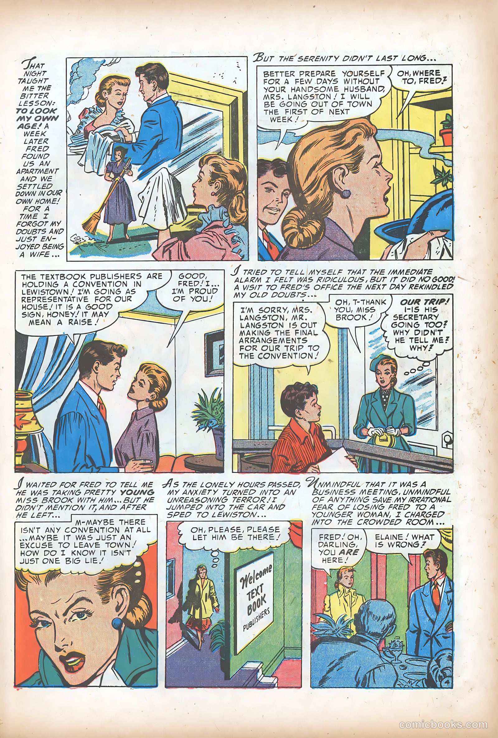 Romantic Marriage #18 (1953) — page 21 of 36