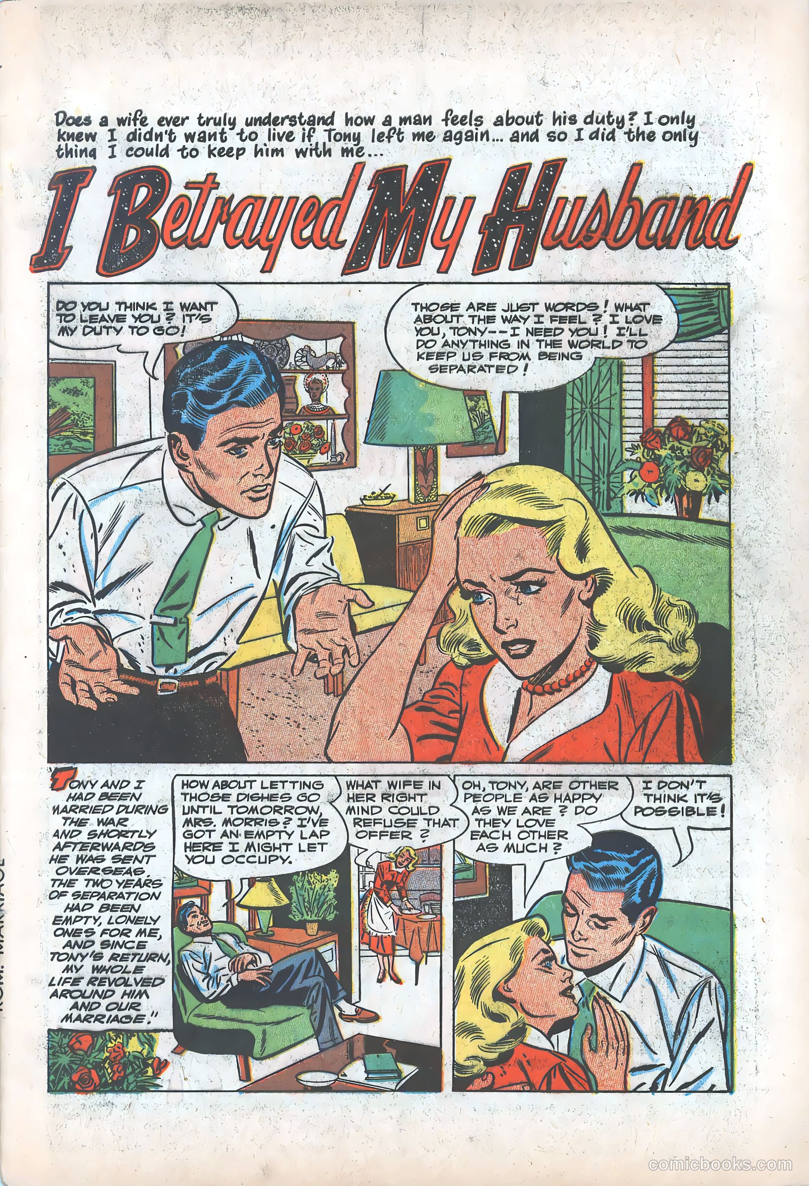 Romantic Marriage #19 (1953) — page 3 of 36