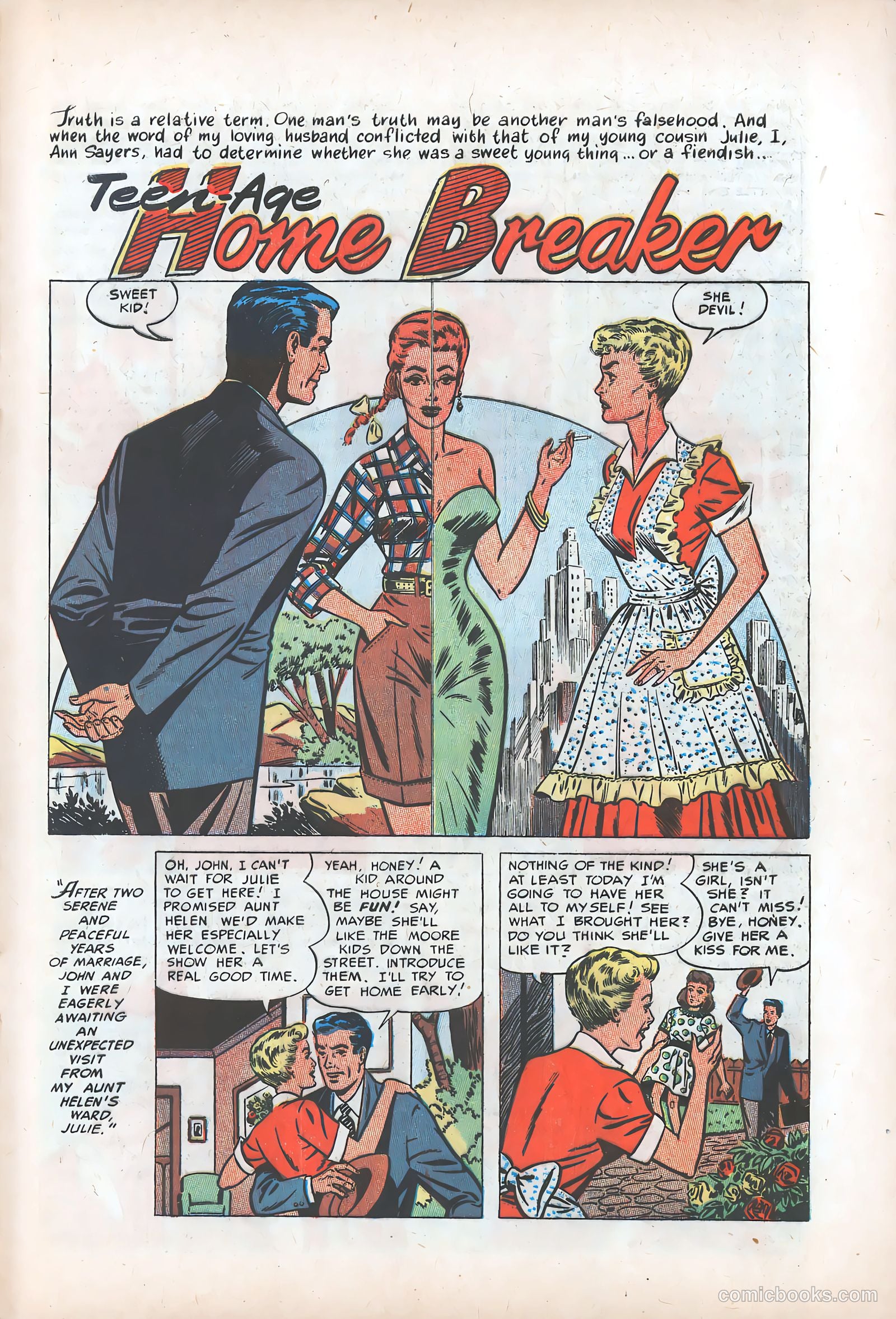 Romantic Marriage #19 (1953) — page 27 of 36