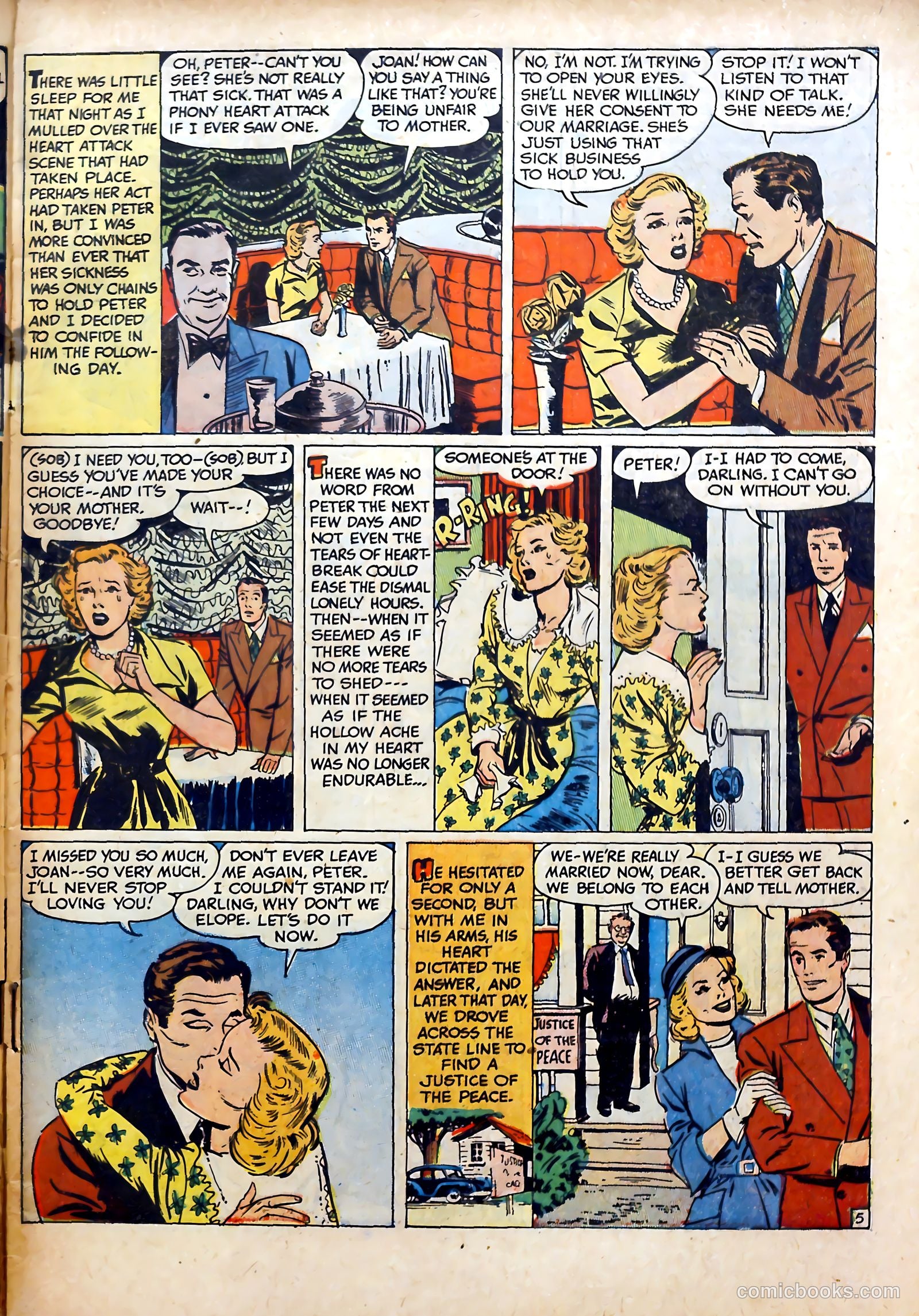 Romantic Marriage #2 (1950) — page 7 of 52