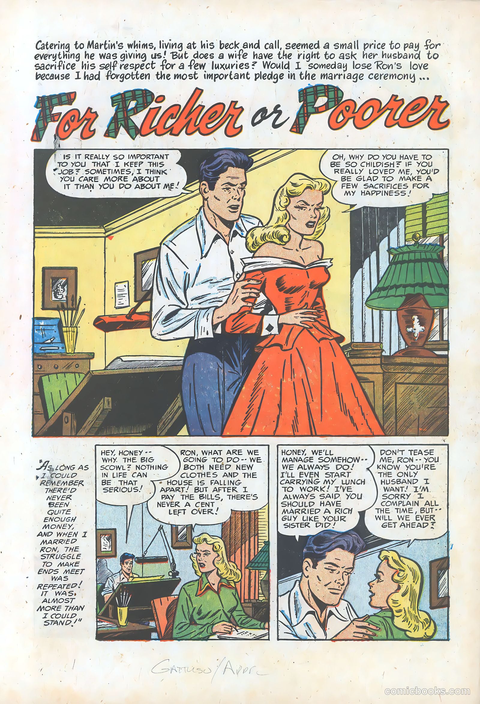 Romantic Marriage #20 (1954) — page 3 of 36