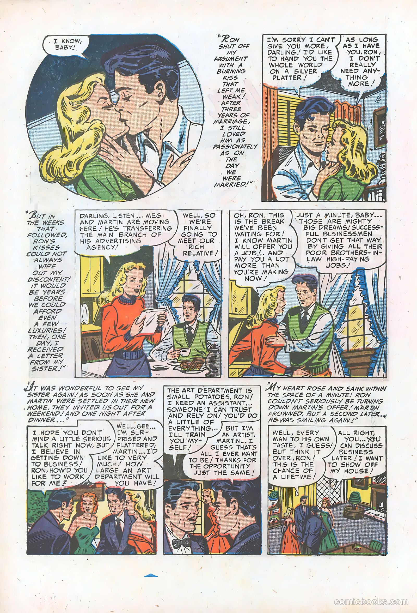 Romantic Marriage #20 (1954) — page 4 of 36