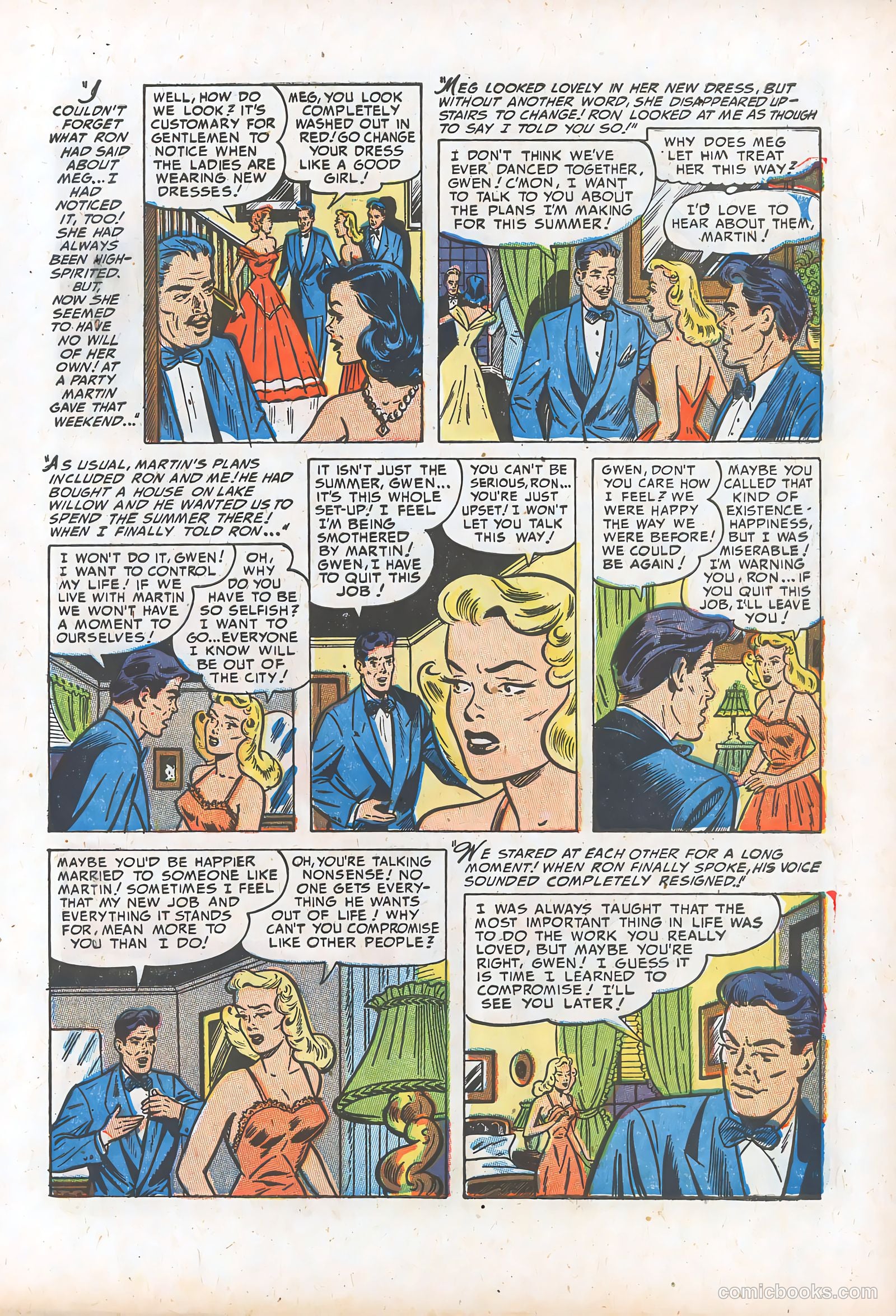 Romantic Marriage #20 (1954) — page 7 of 36