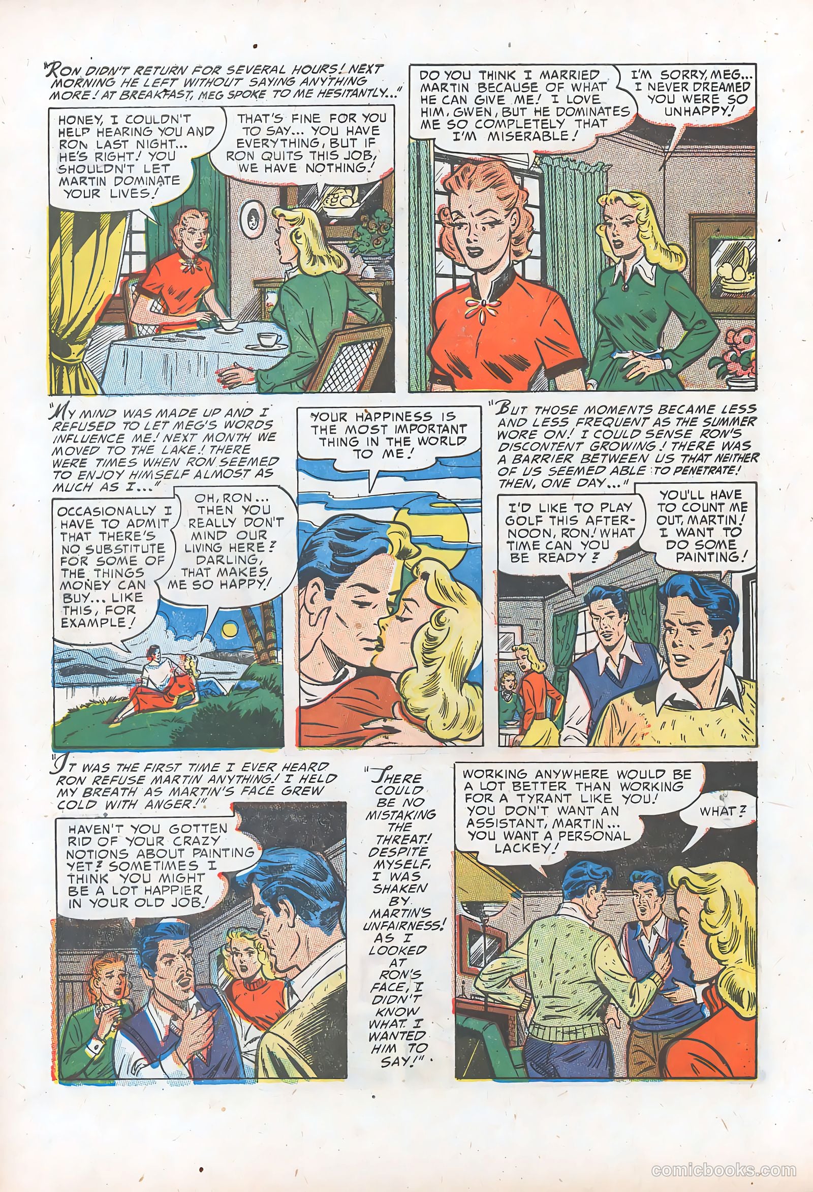 Romantic Marriage #20 (1954) — page 8 of 36