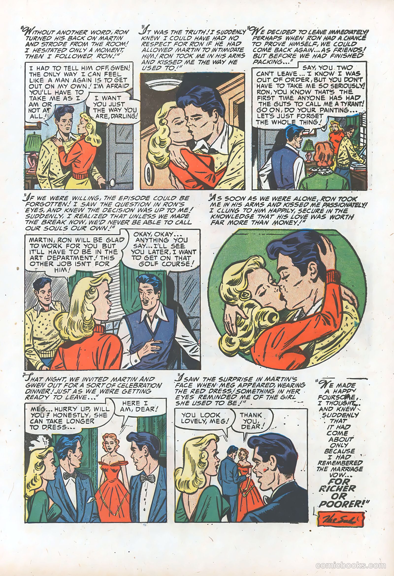 Romantic Marriage #20 (1954) — page 9 of 36