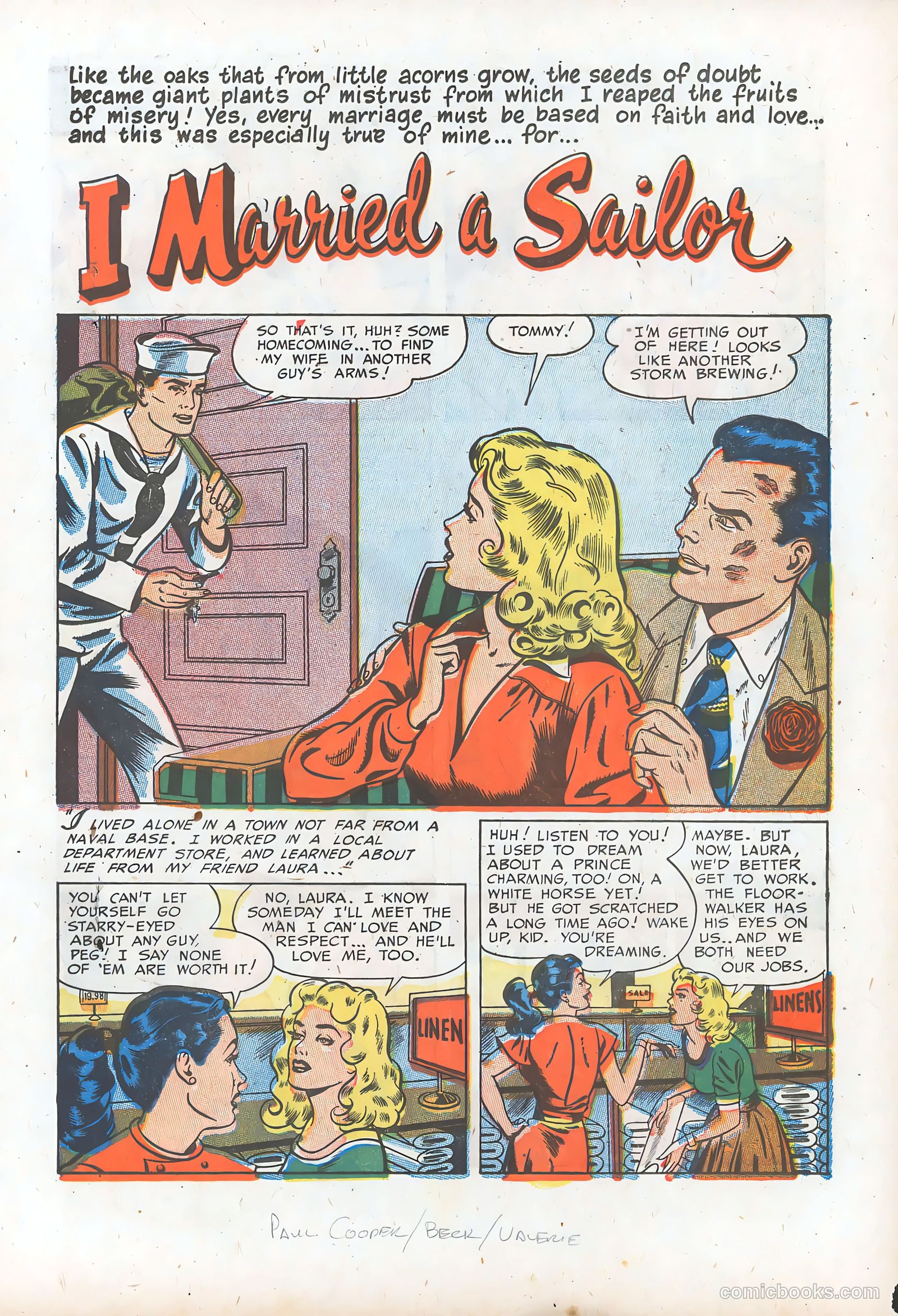 Romantic Marriage #20 (1954) — page 17 of 36