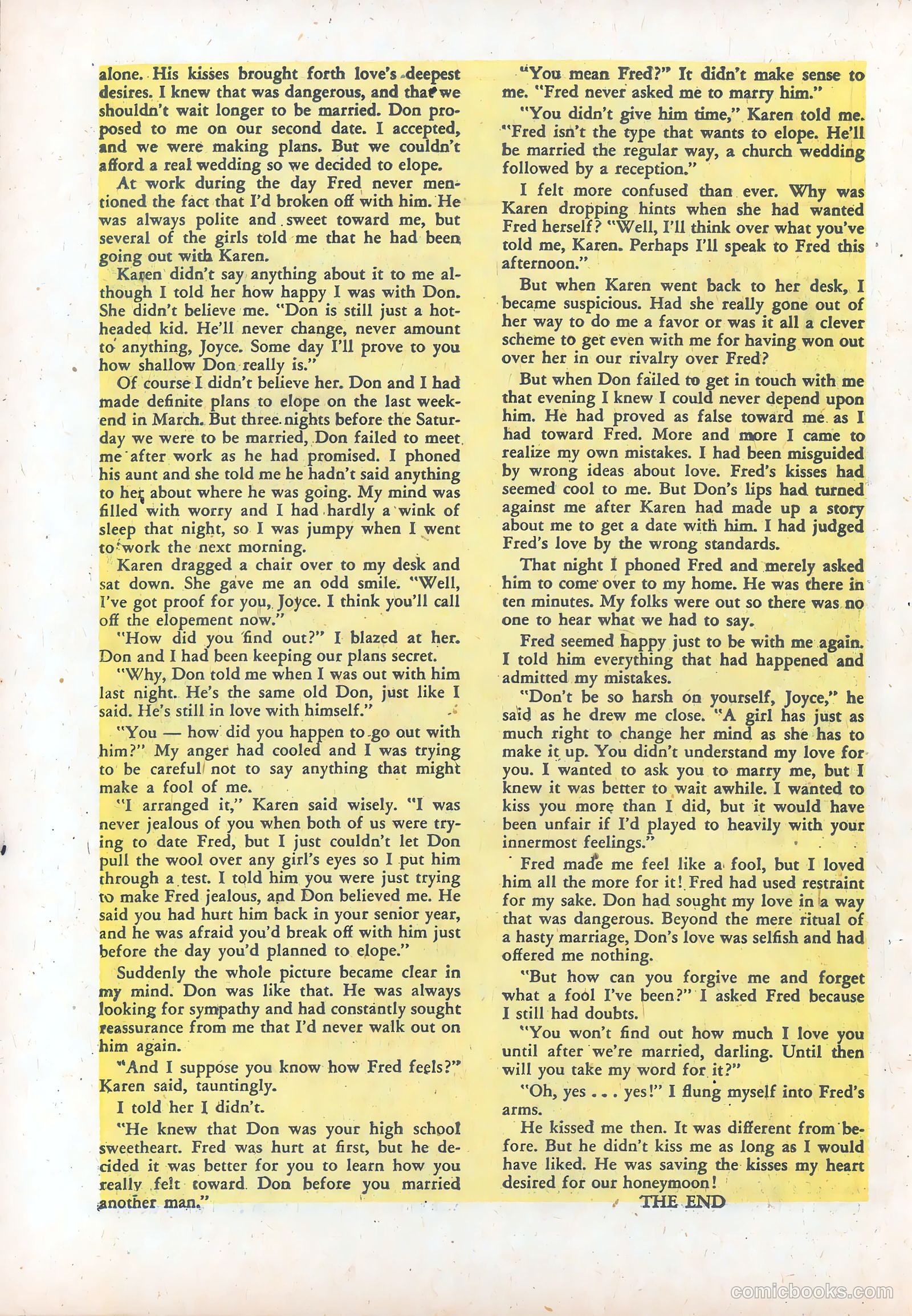 Romantic Marriage #20 (1954) — page 26 of 36