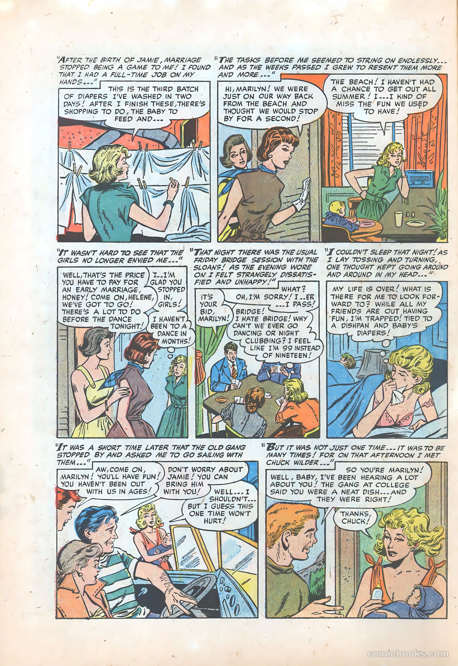 Romantic Marriage #21 (1954) — page 6 of 36